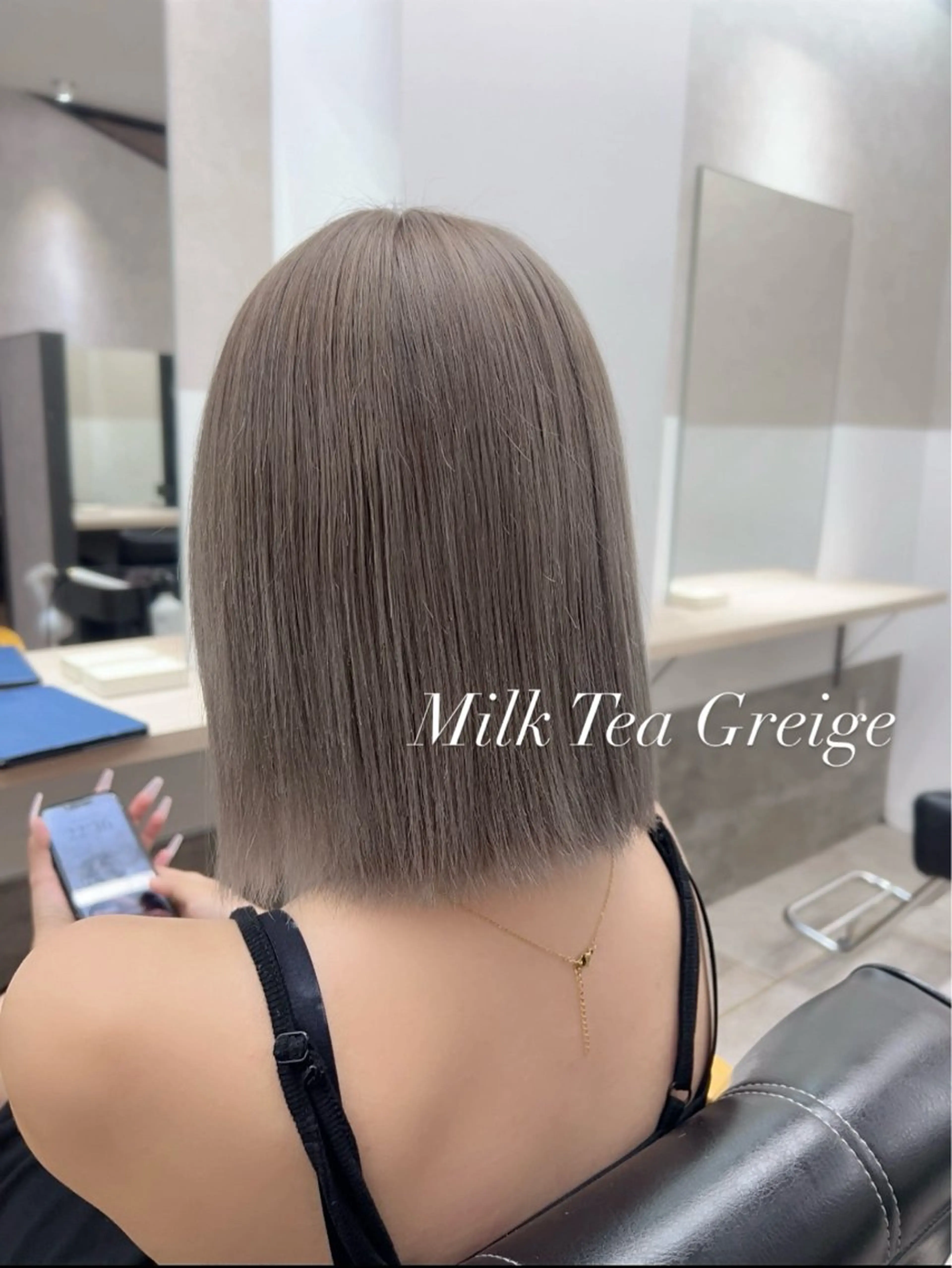 カラー ヘアカラー GiseL さあや博多ハイトーンのヘアスタイル