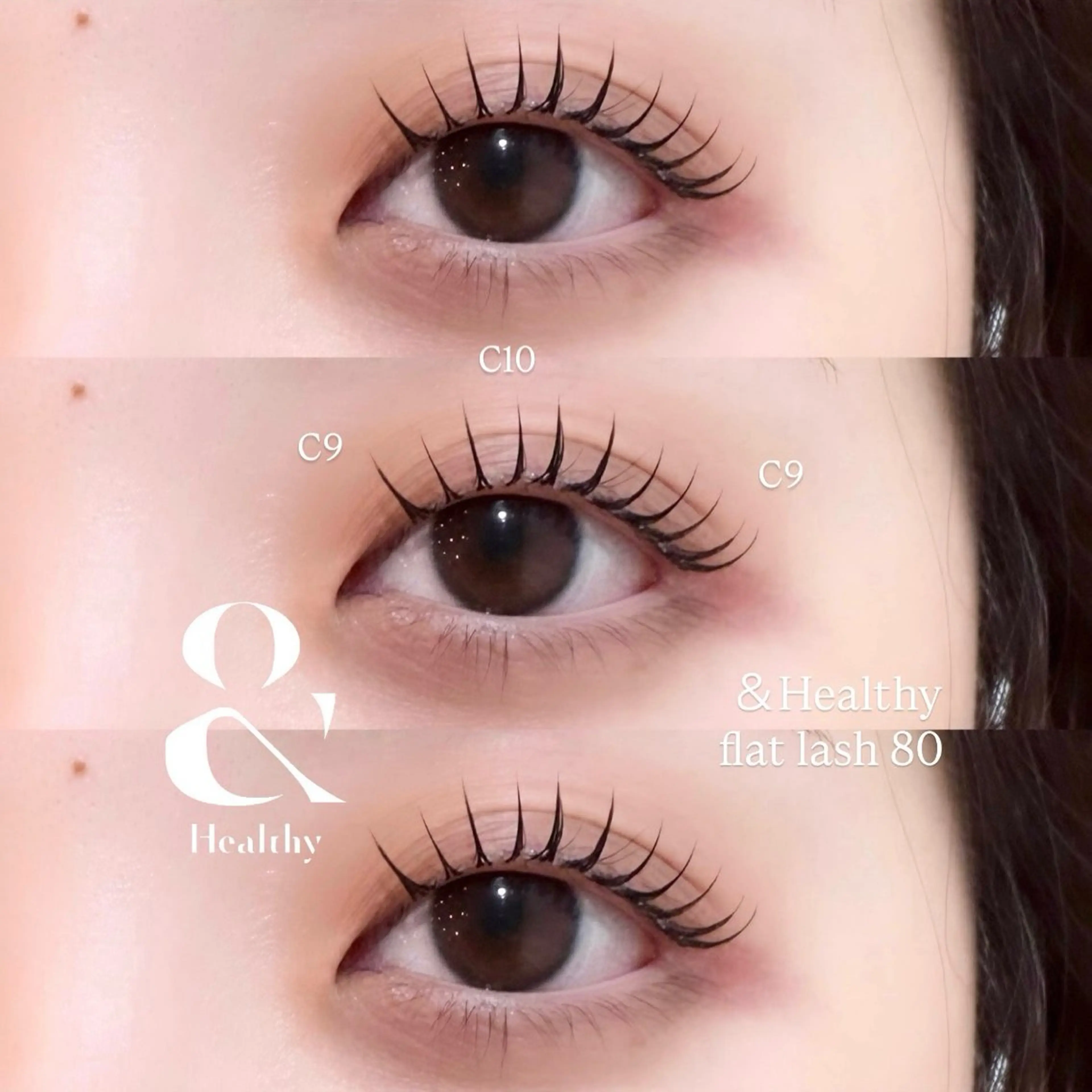 マツエク・マツパ フラットラッシュ マツエク 千島 里歩のマツエク・マツパデザイン