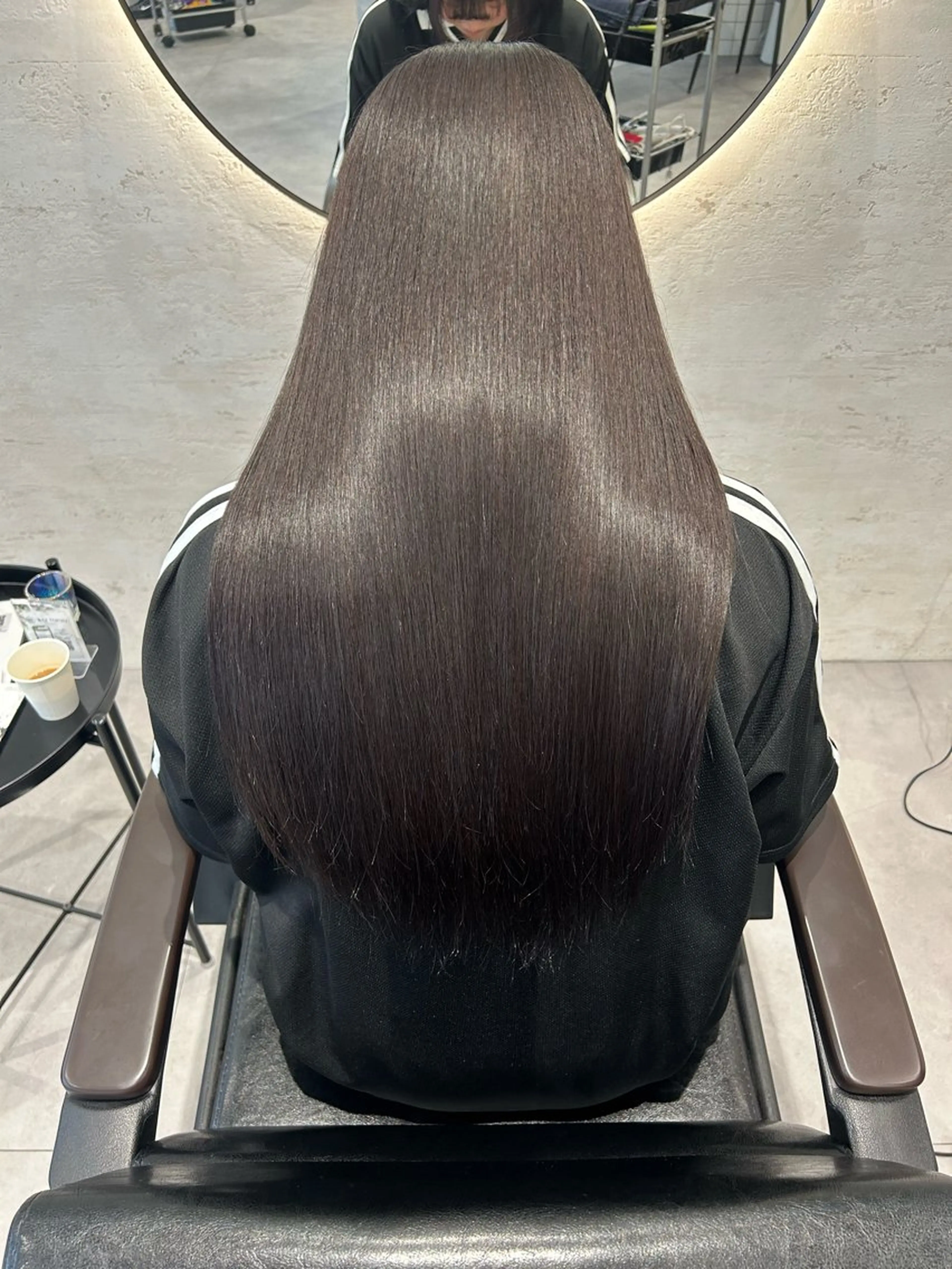 ロング トリートメント 柴田樹/大人可愛い 艶髪カラー/髪質改善のヘアスタイル