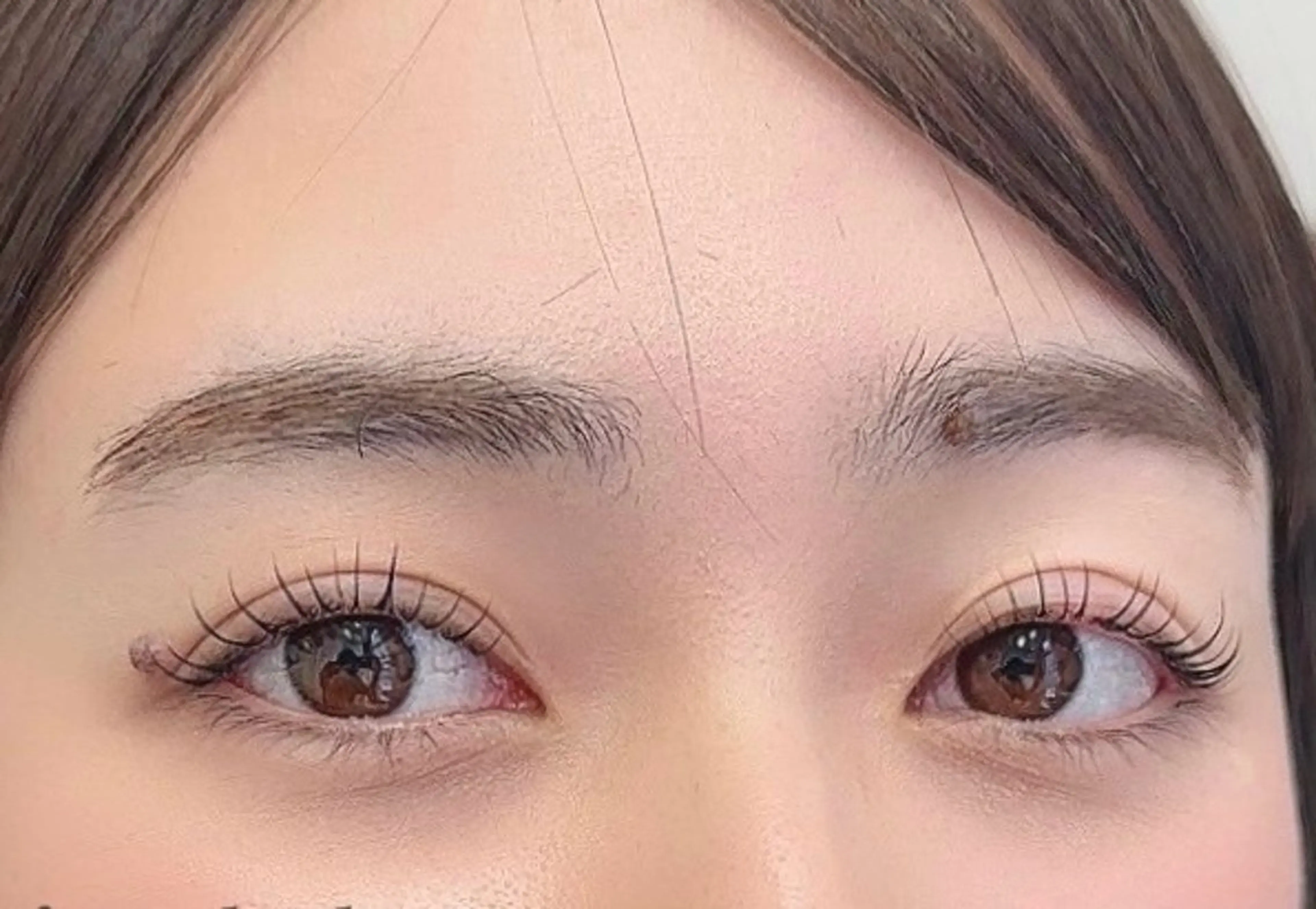 【韓国風🇰🇷】💜束感まつげパーマ＋美容液トリートメントケア💜の写真