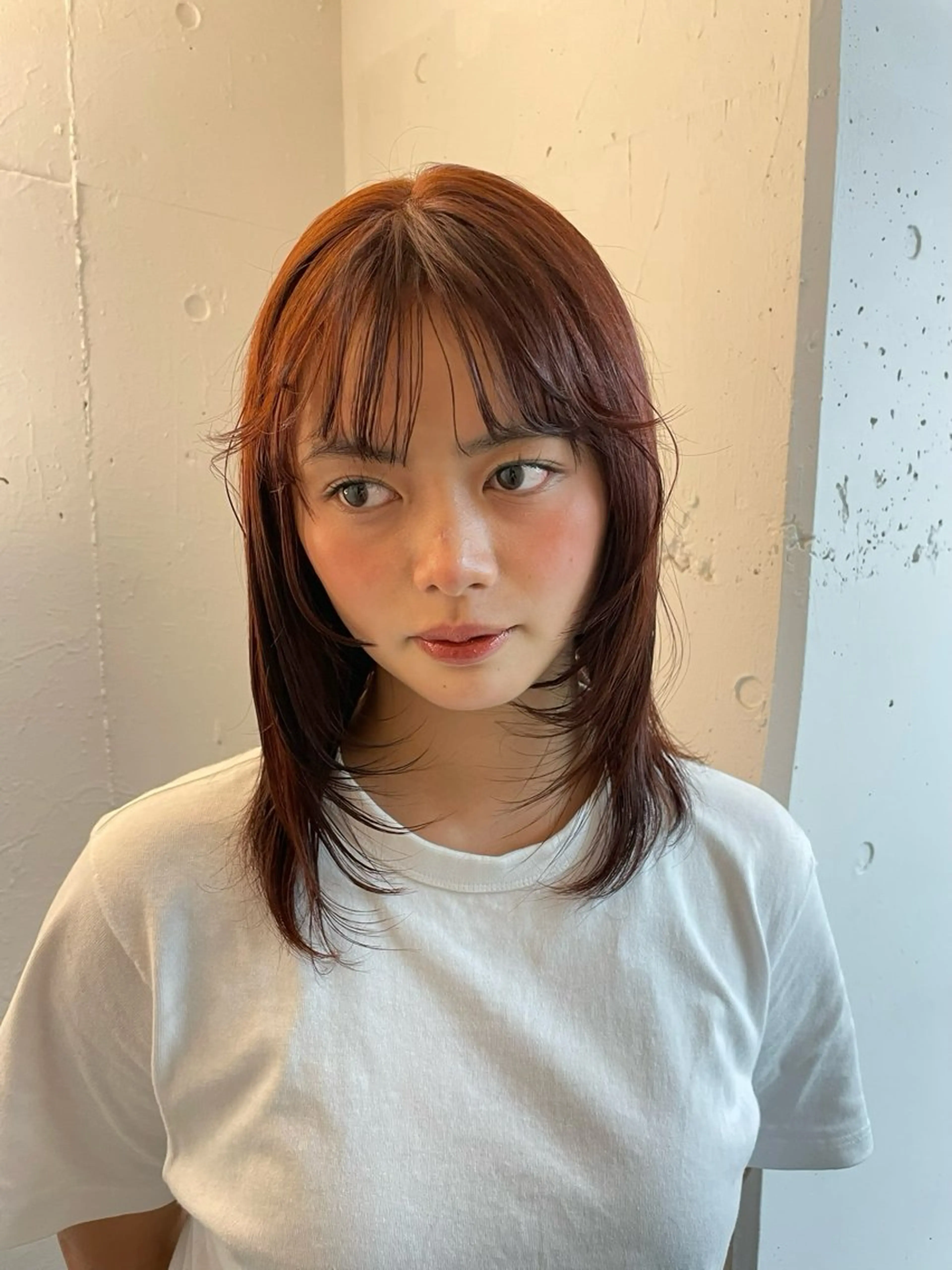 ブリーチなしのワンカラーの写真