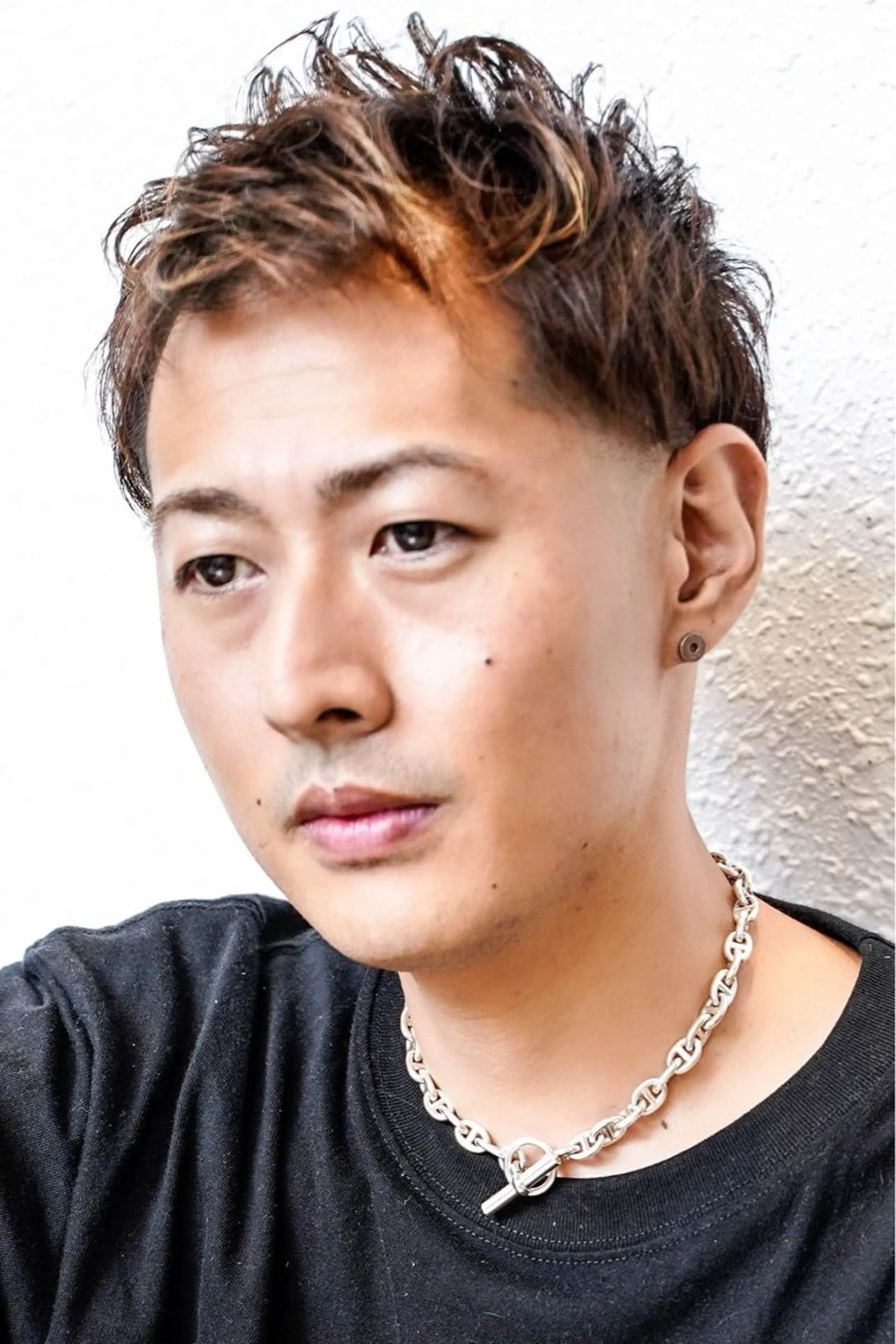 メンズ アップバング ビジネス 七三 刈り上げ メンズ専門店　Mexico 宝塚【メキシコ】所属・メンズ専門美容室 JR宝塚駅徒歩１分のヘアスタイル