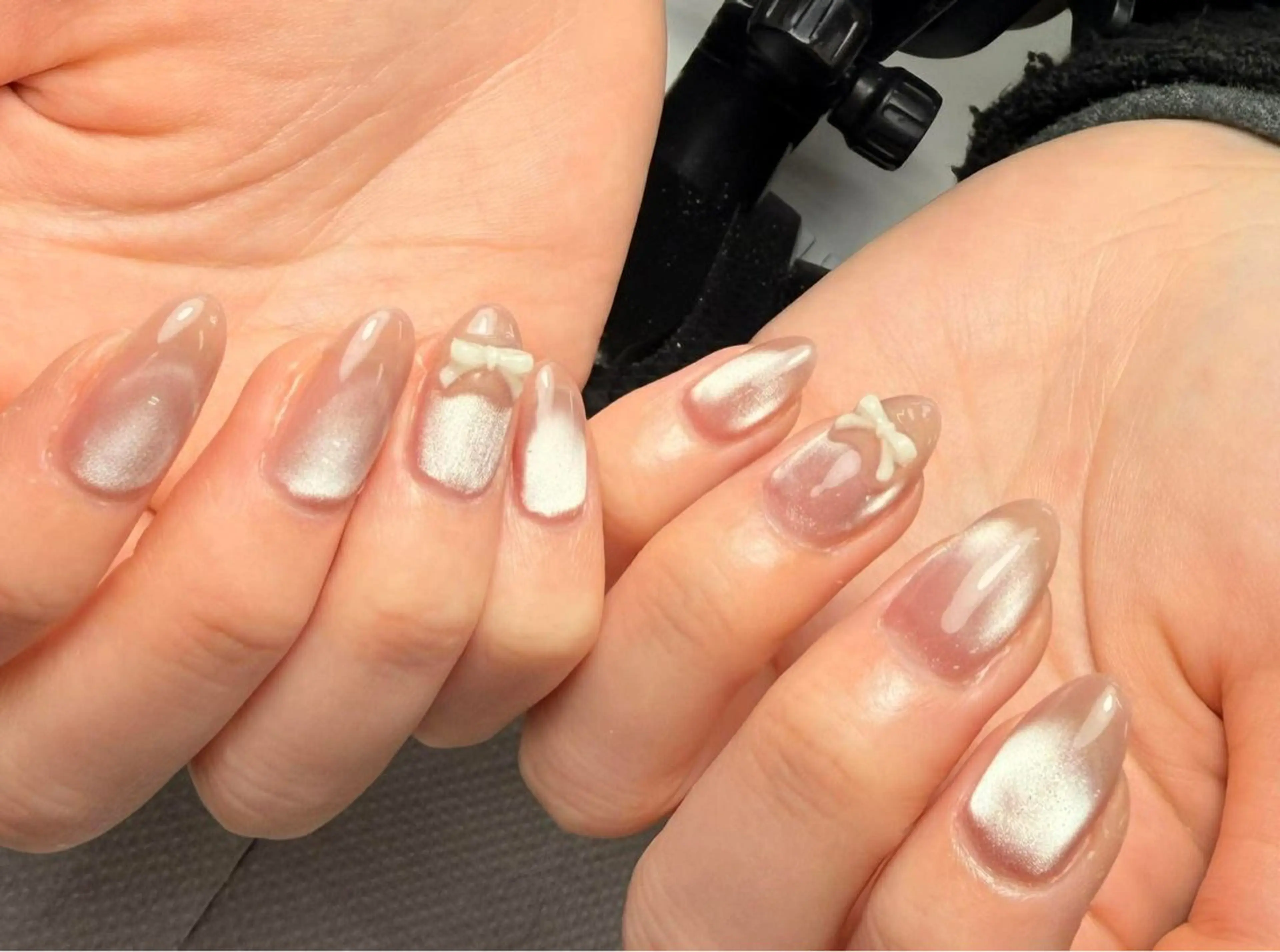 ネイル フレンチネイル マグネットネイル SORA ANA.CHUOのネイルデザイン