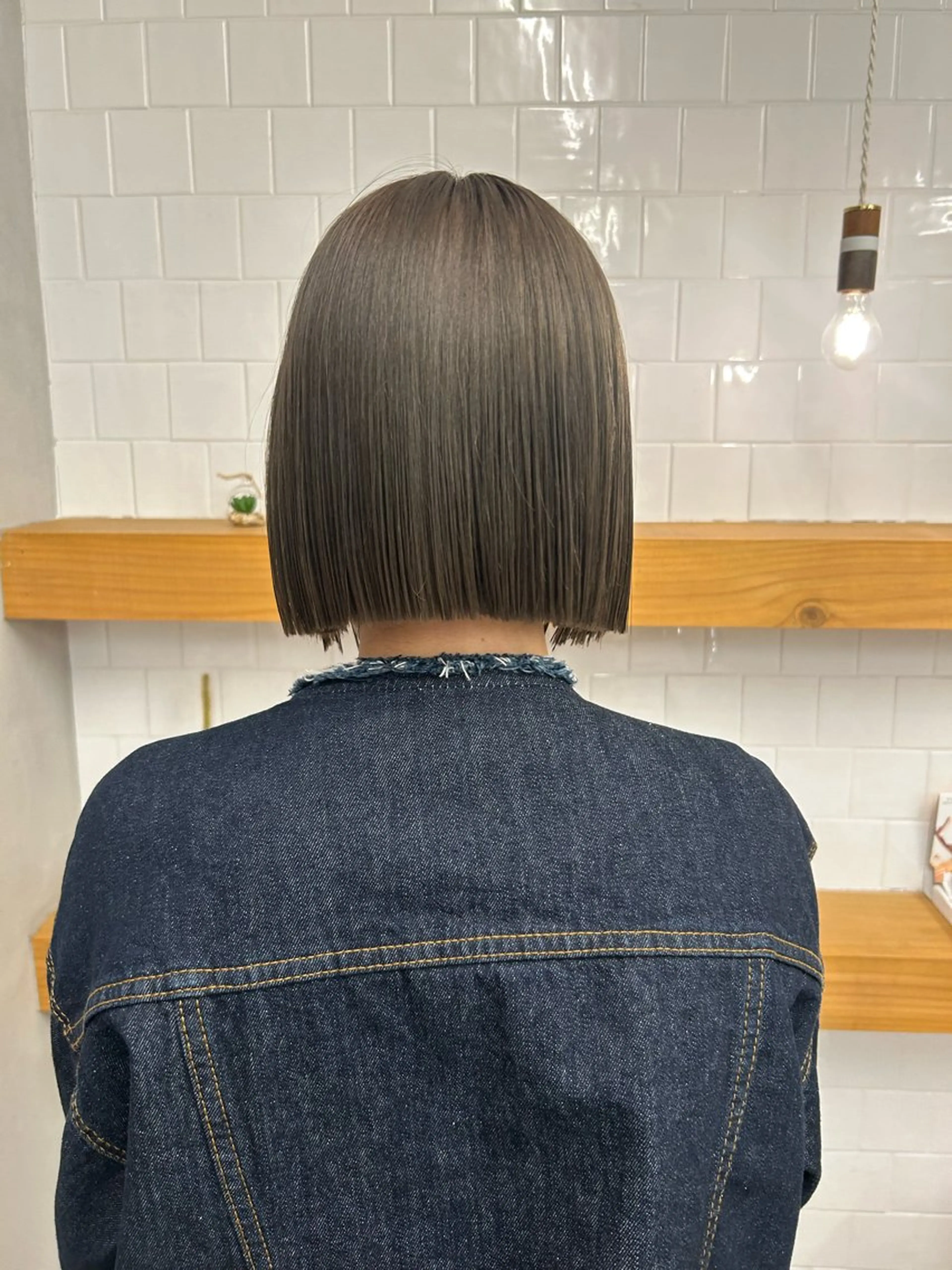 ショート カラー ボブ 、 、のヘアスタイル