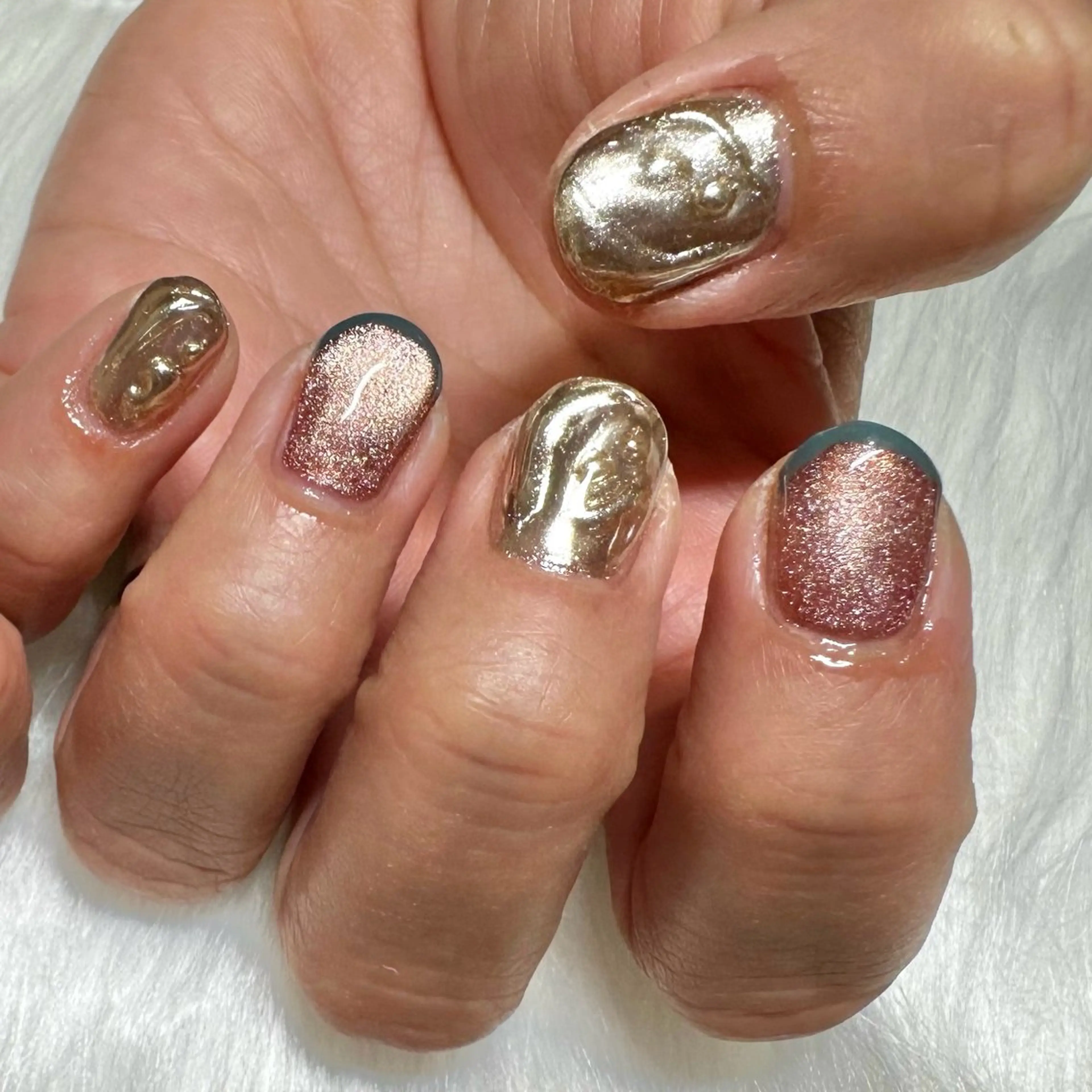 ネイル 持ち込み ニュアンスネイル Mnail ちひろのネイルデザイン