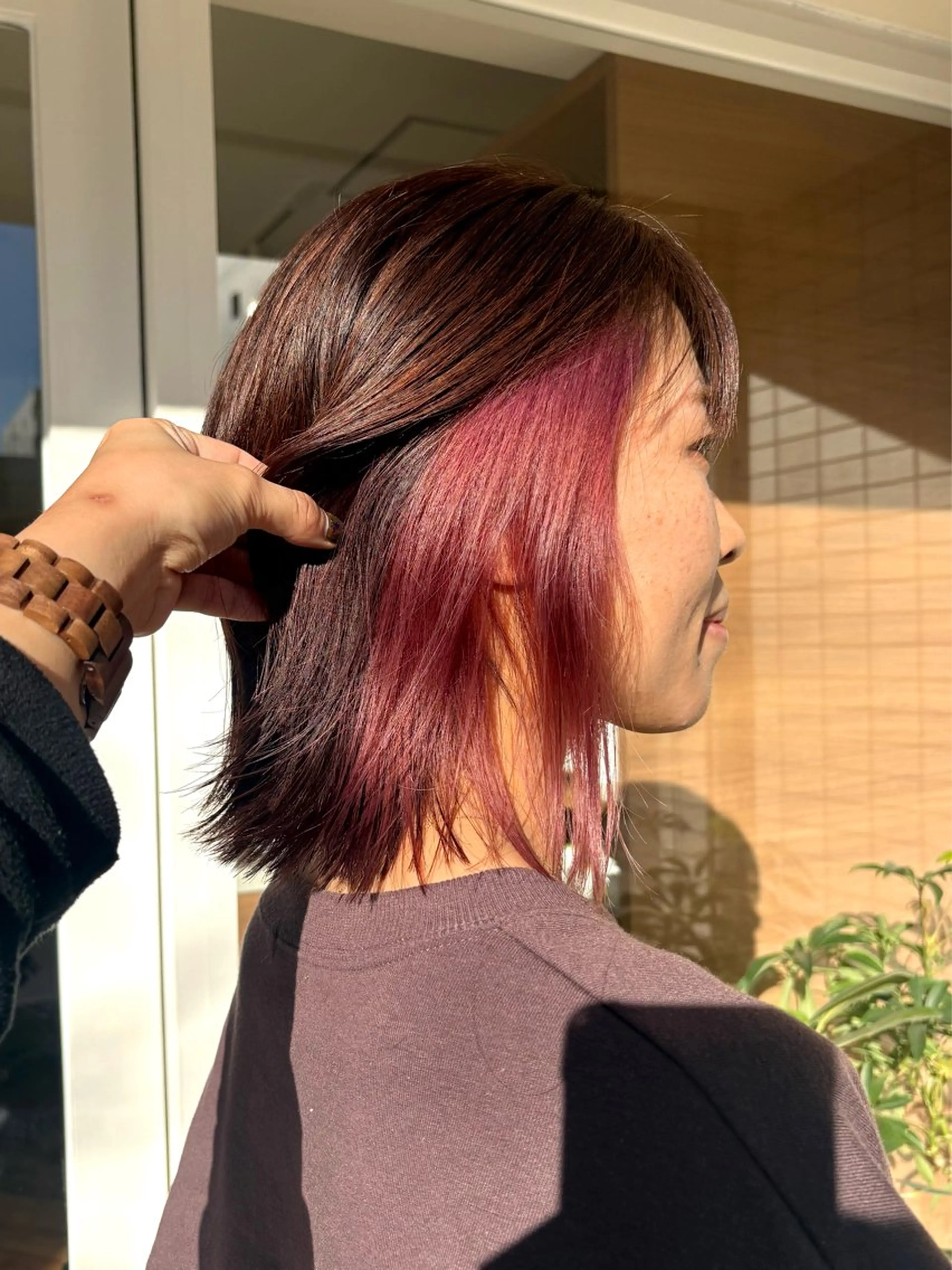 【平日限定】ヴィーガンブリーチデザインカラー＋うる艶TR🎨✨の写真