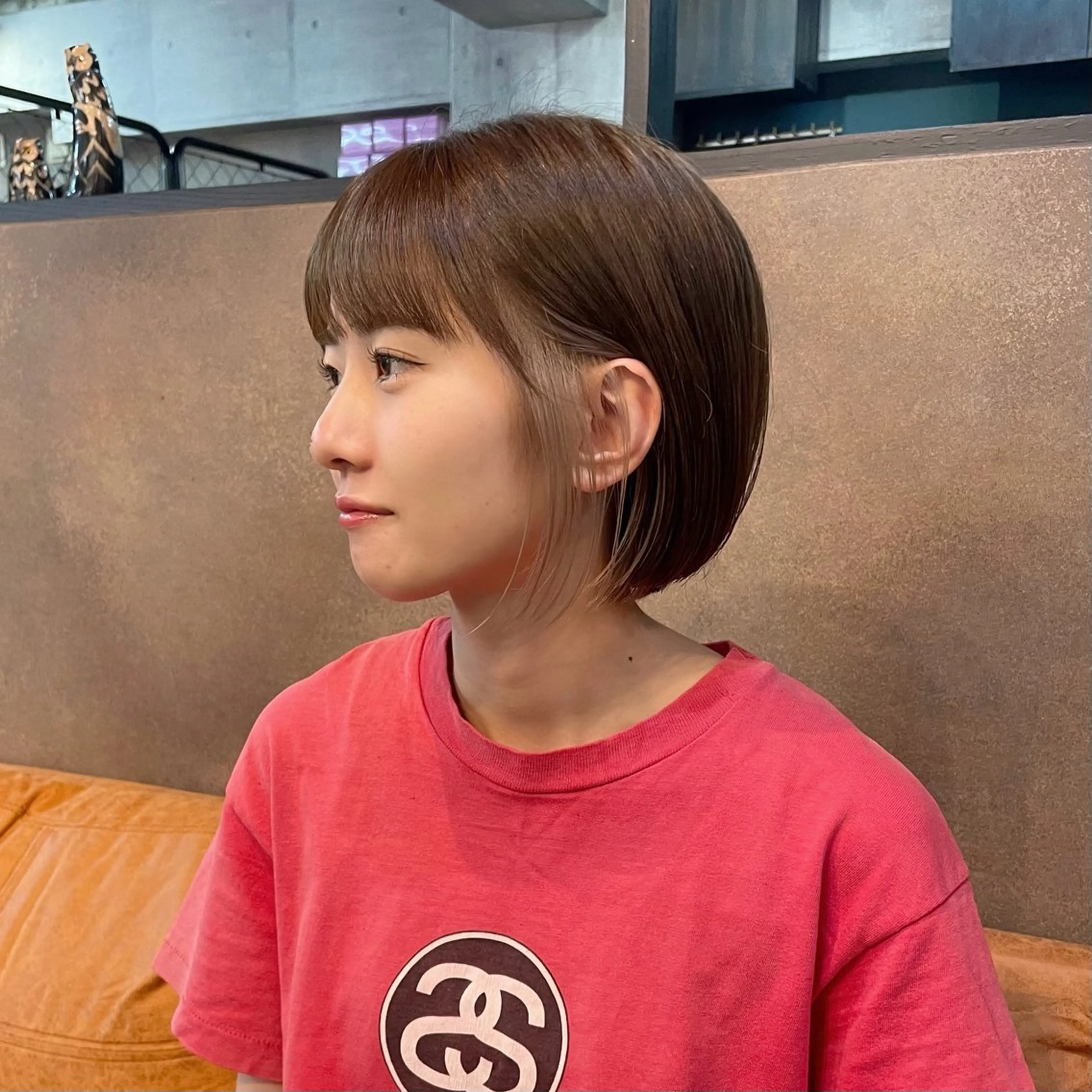 ショート カラー icon博多所属・ボブ/ミルクティー /博多/DAI/店長のヘアスタイル