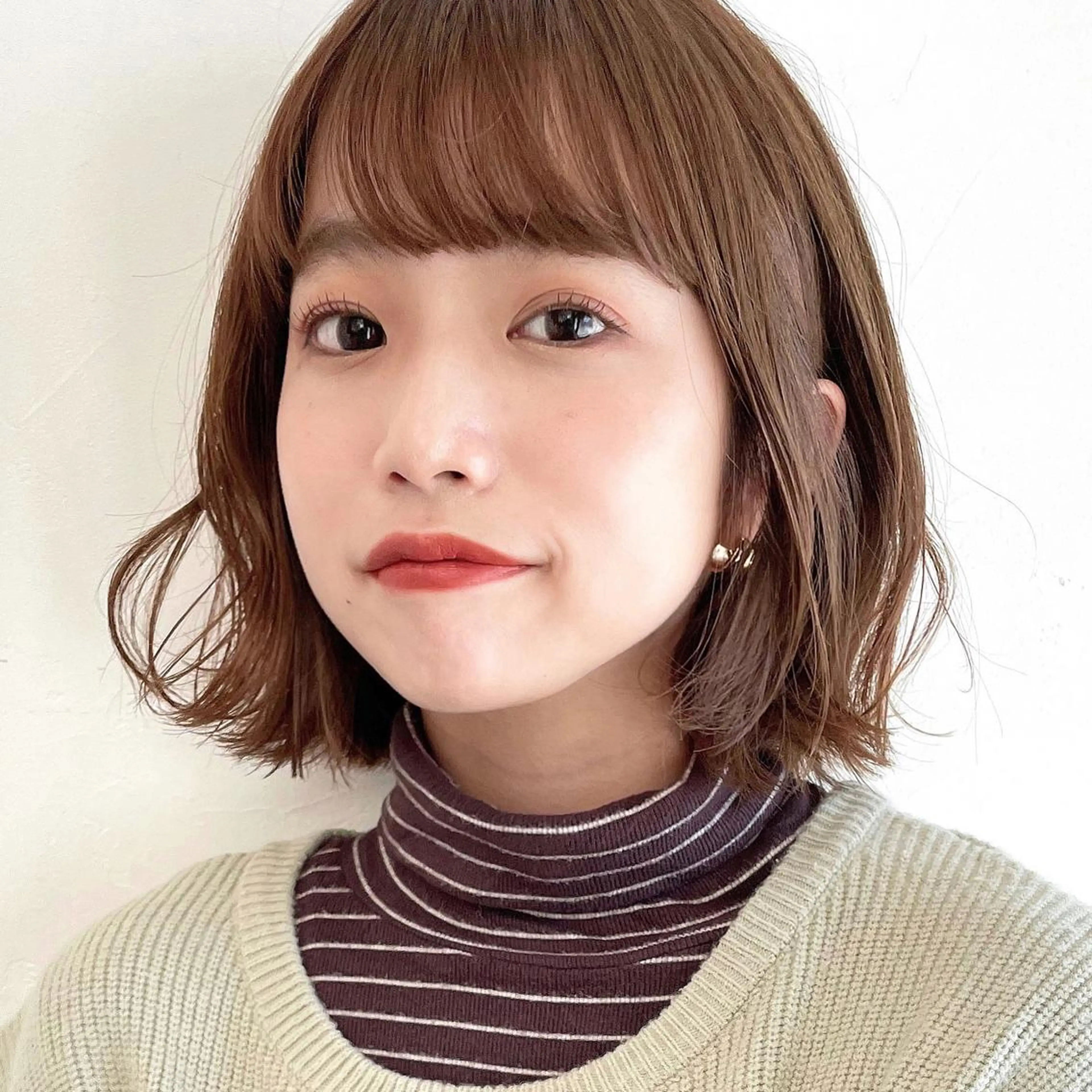 カラー カット ヘアカラー OAK 学芸大学所属・秋葉萌　透明感カラー /レイヤー/ボブ♡のヘアスタイル