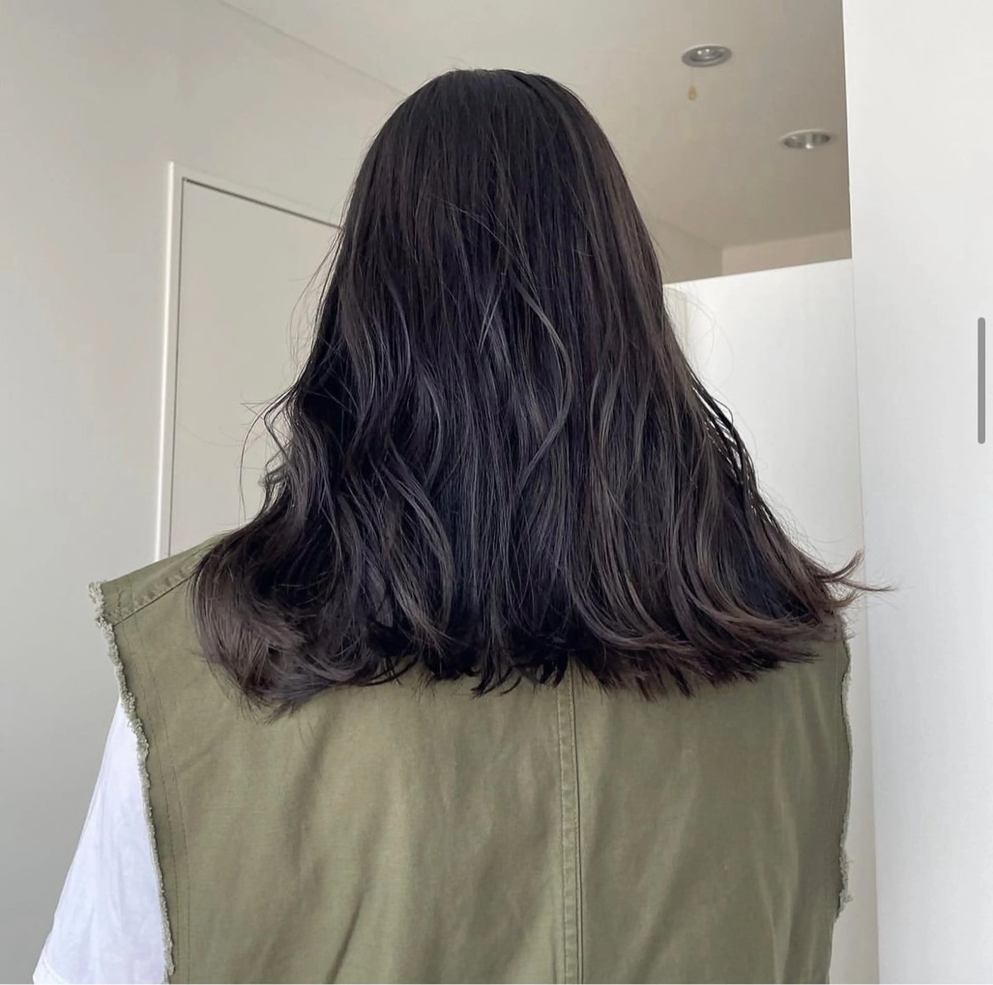 ロング カラー 透明感カラー グレージュ オリーブカラー 透明感カラー/ボブ/ yuukaのヘアスタイル