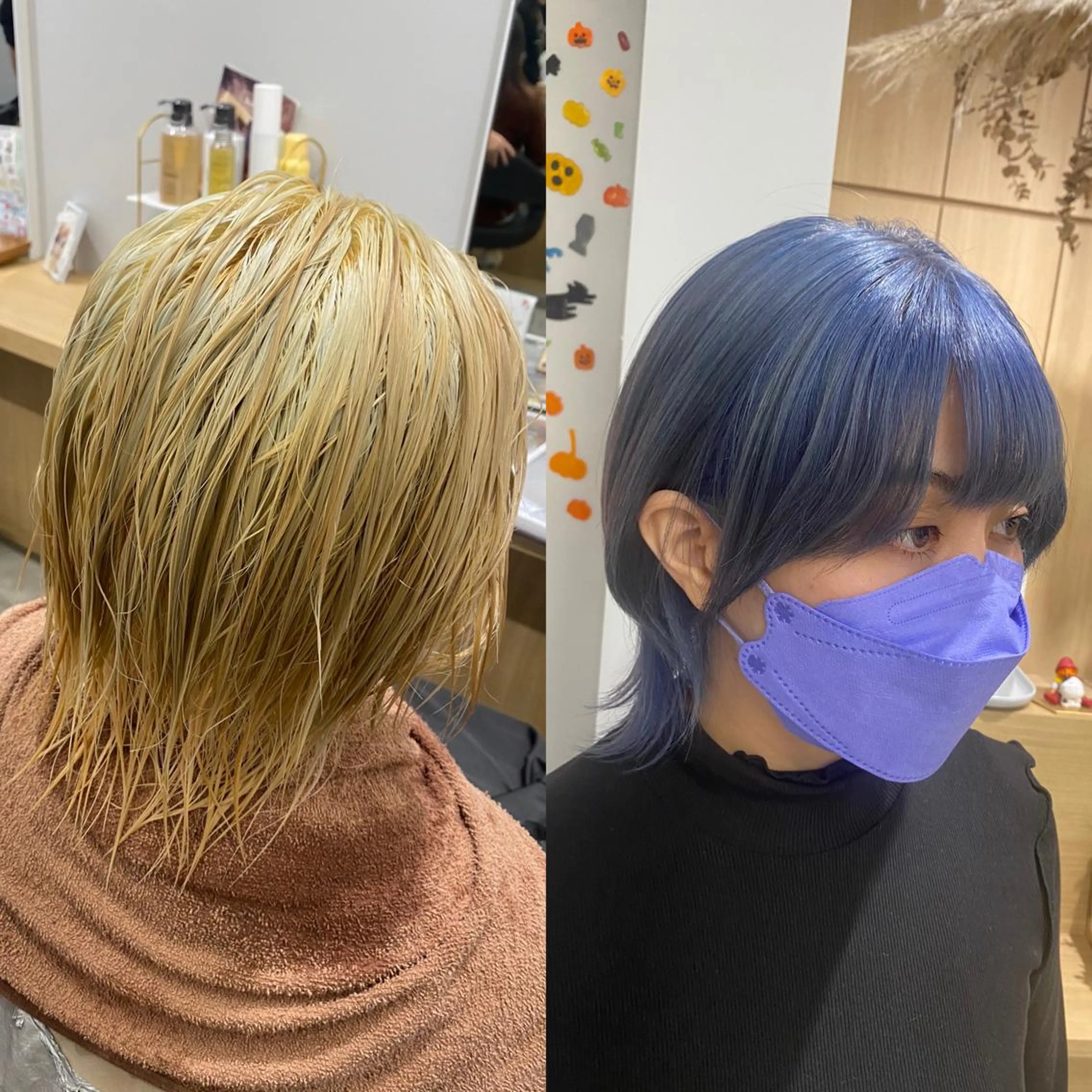 ミディアム カラー ヘアカラー AVANCE京橋所属・ハイトーンヘア/ 島崎　タクミのヘアスタイル