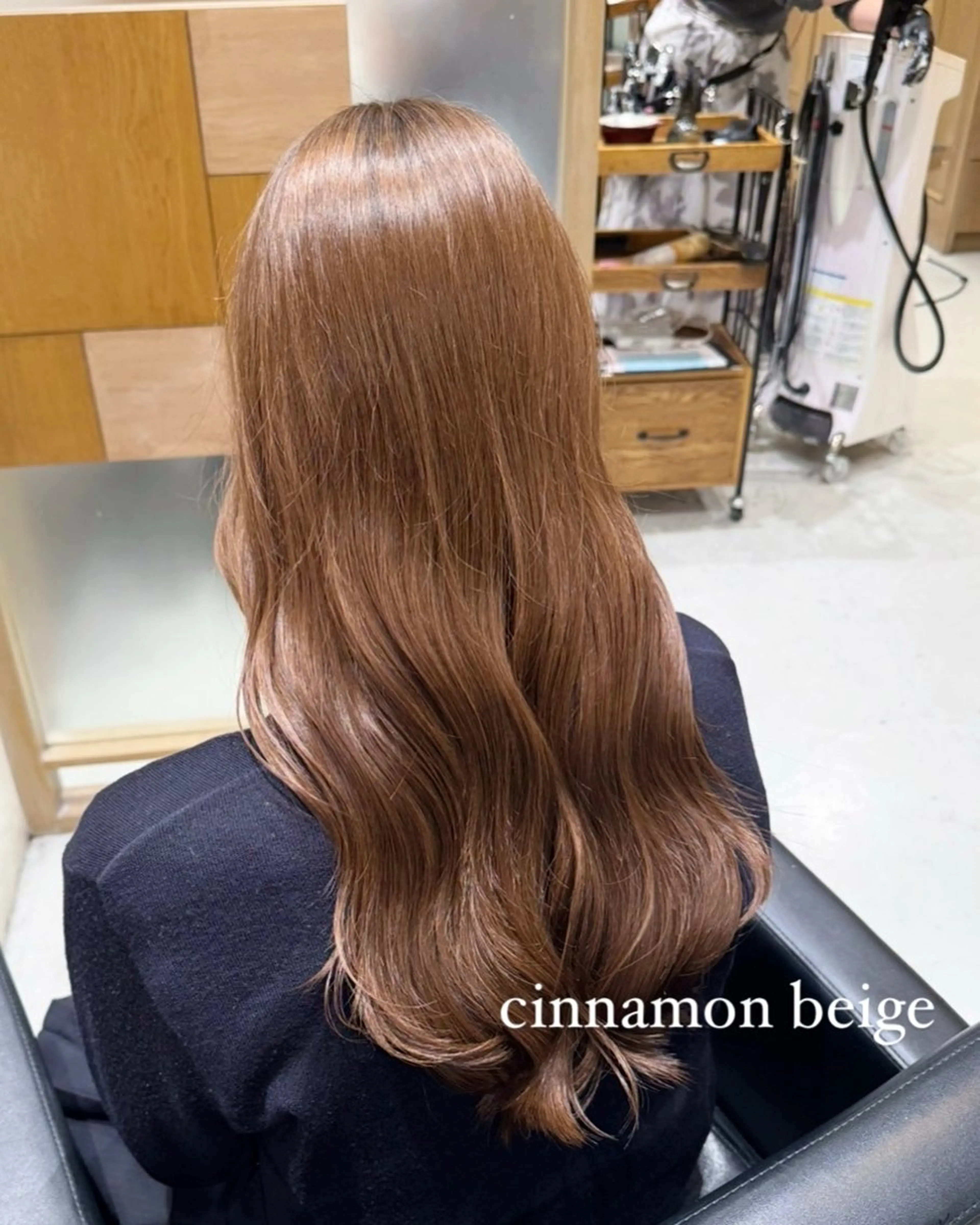 セミロング カット ヘアカラー トリートメント 透明感カラー/顔周り カット/レイヤーにかのヘアスタイル