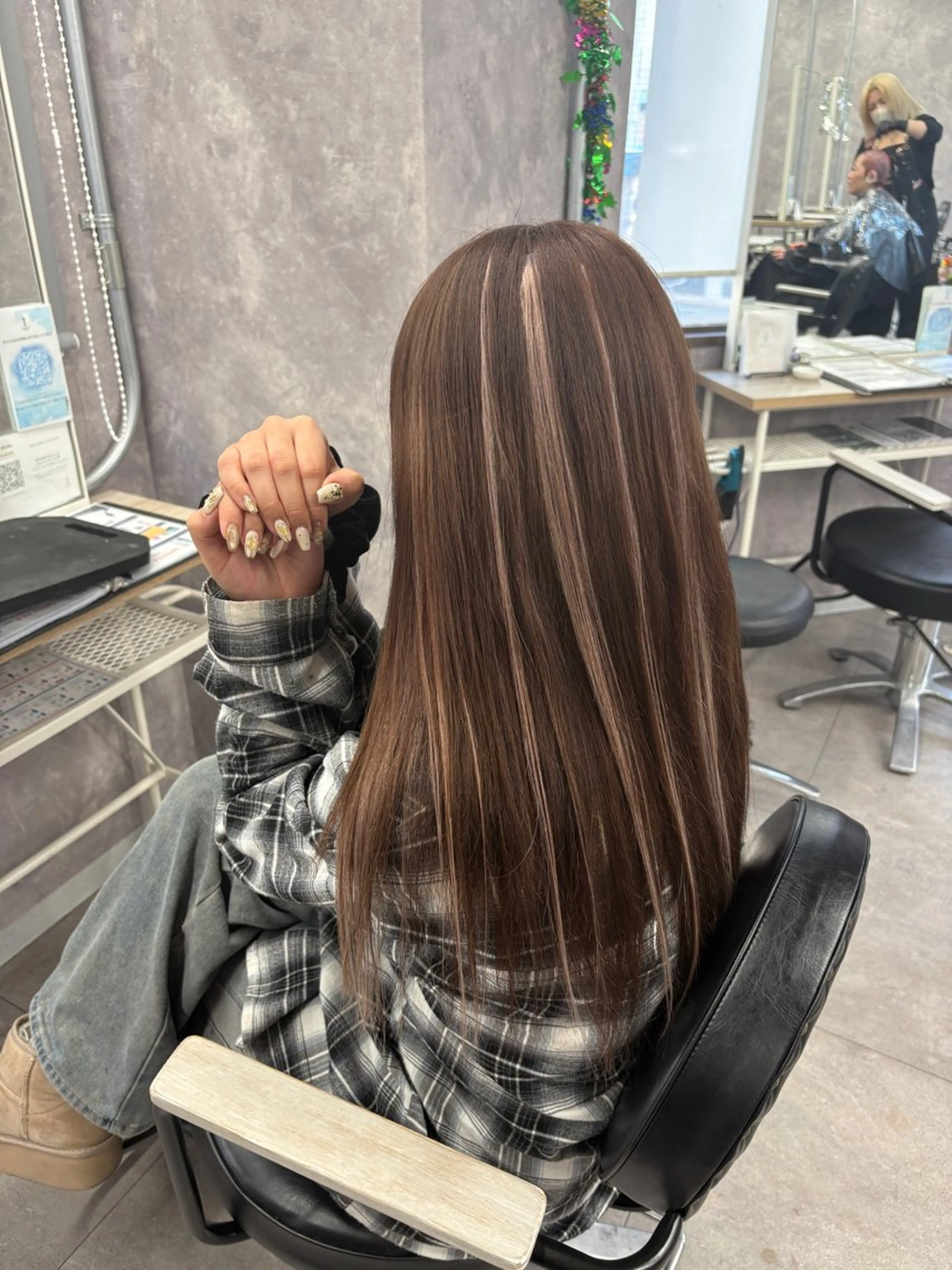 ロング カット ヘアカラー トリートメント ⚜️抜け感×艶カラー ⚜️ちづるのヘアスタイル