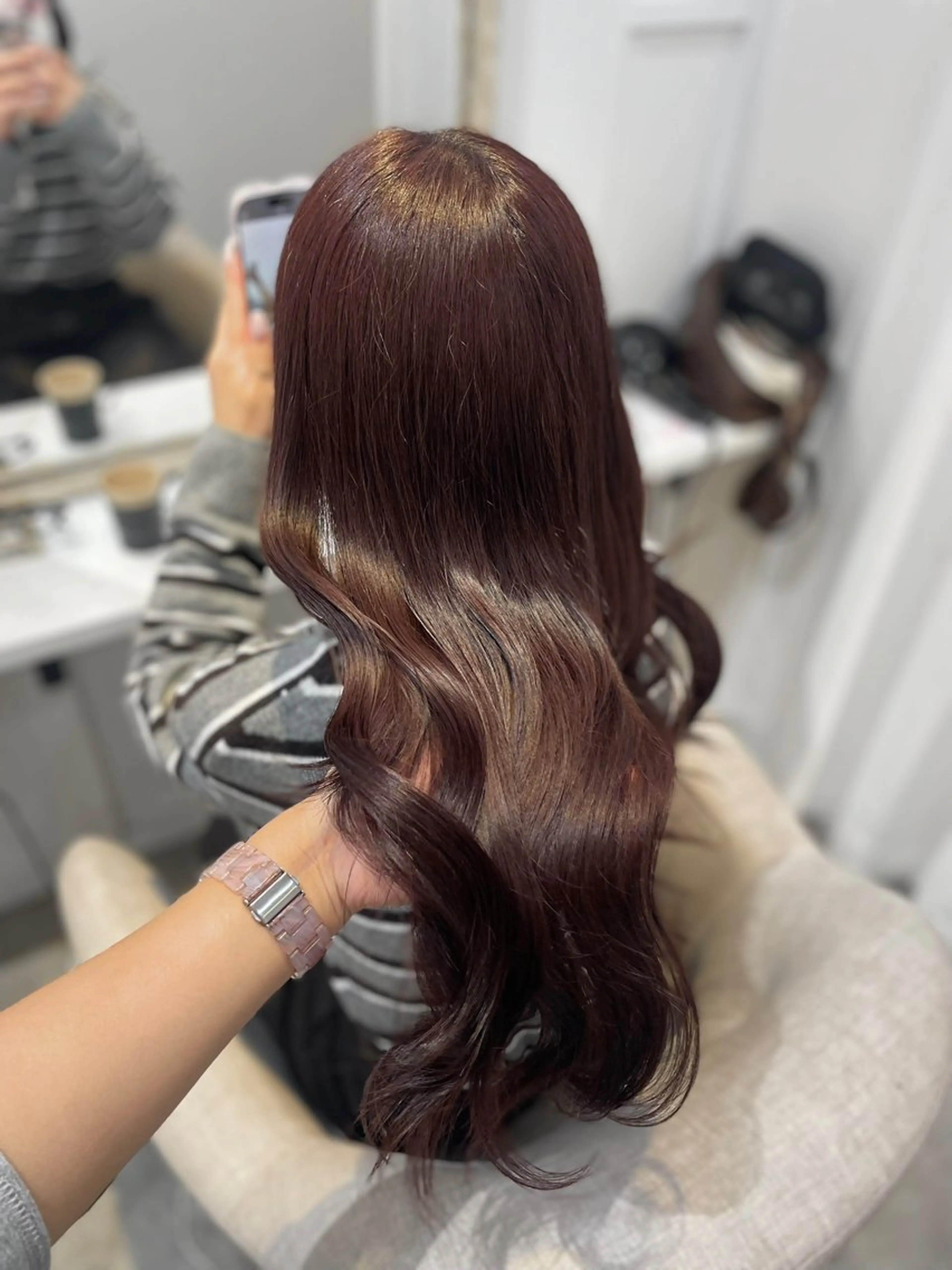 ロング カラー ヘアカラー 垢抜け似合わせカラー /梅田 /ayanaのヘアスタイル