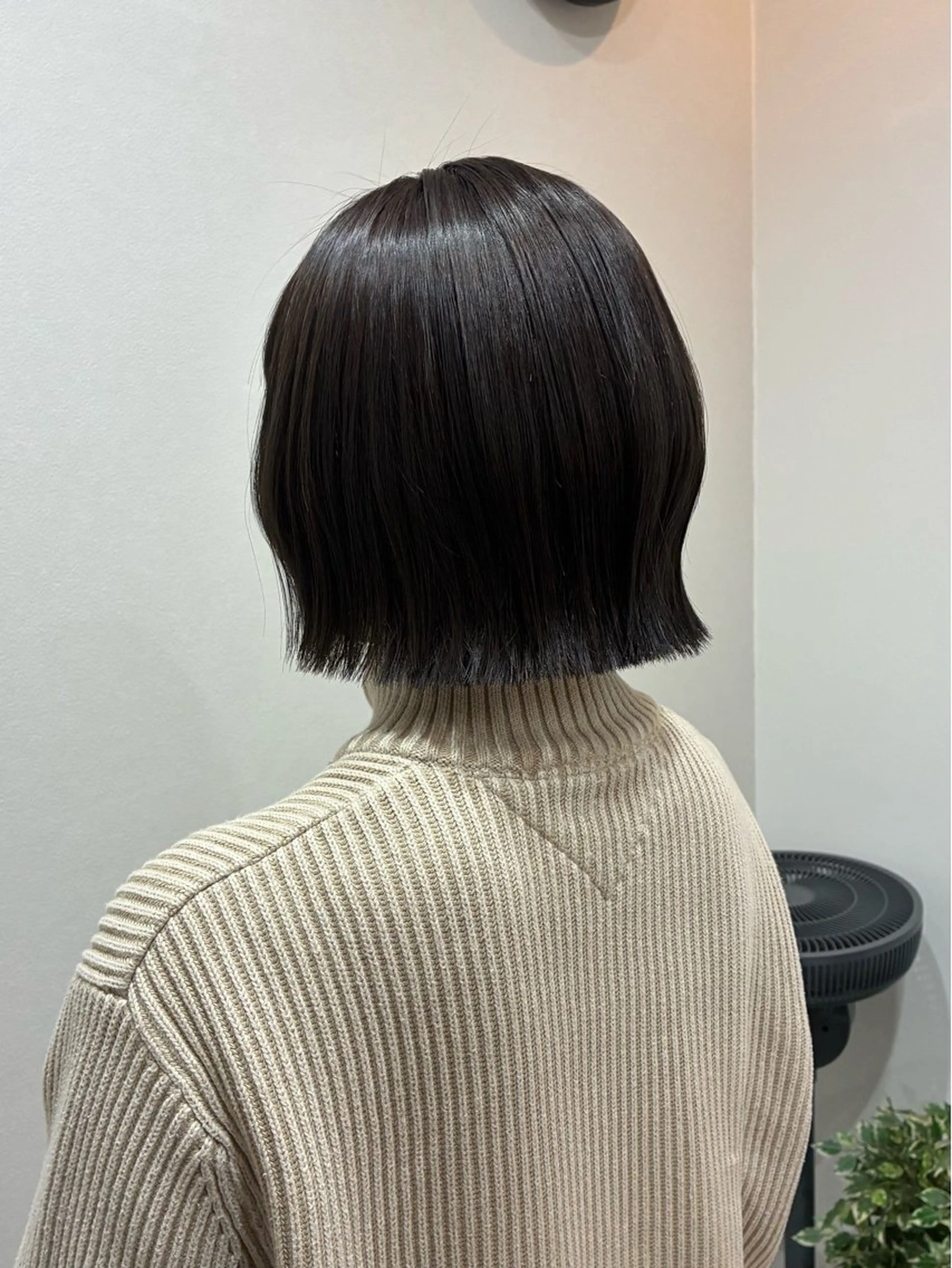 ミディアム ヘアカラー トリートメント 柴田真衣 /ナチュラル/半個室のヘアスタイル