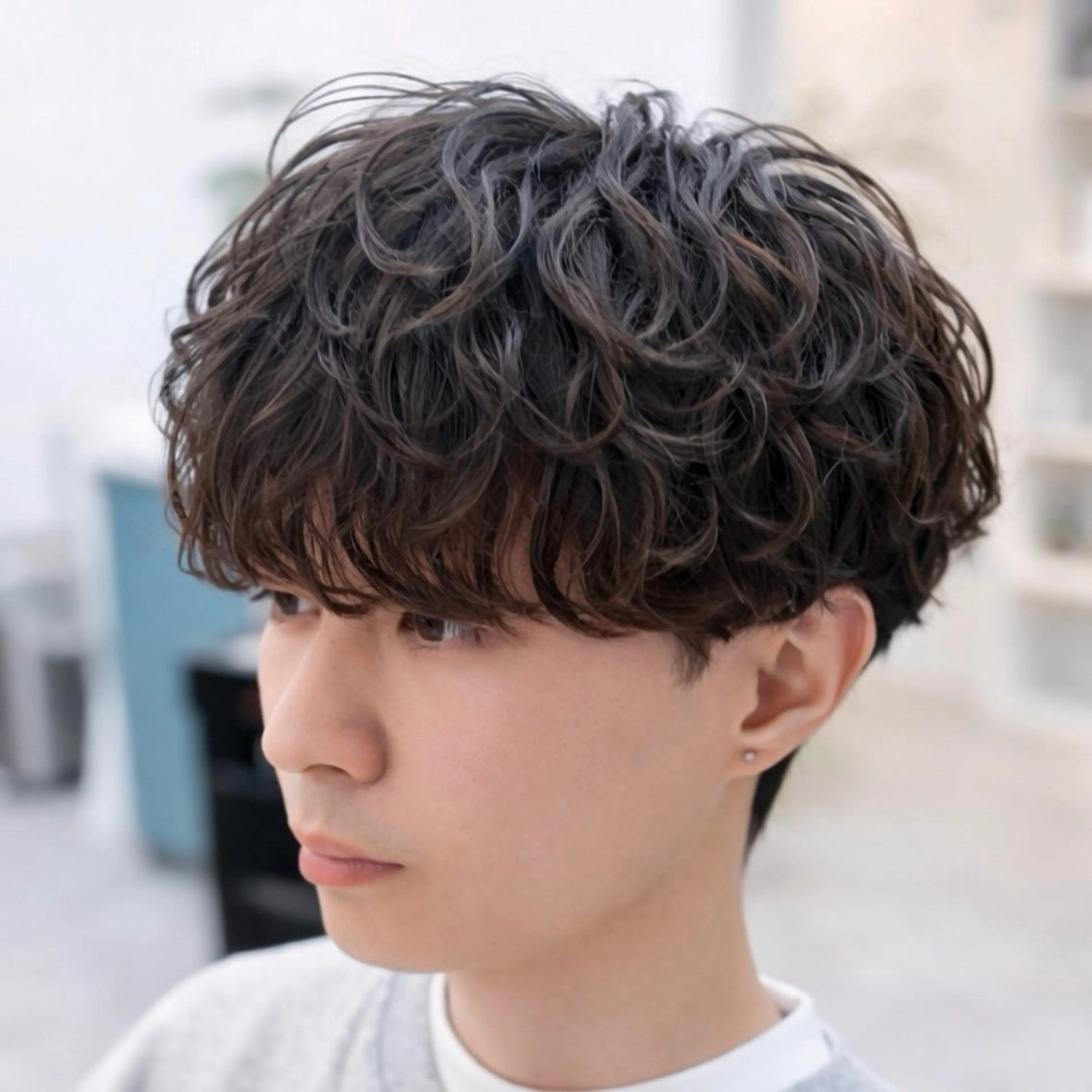 パーマ メンズ メンズ韓国風 マッシュ メンズパーマ カット パーマ 男の理想を叶える🔥 メンズパーマ特化｜関のヘアスタイル