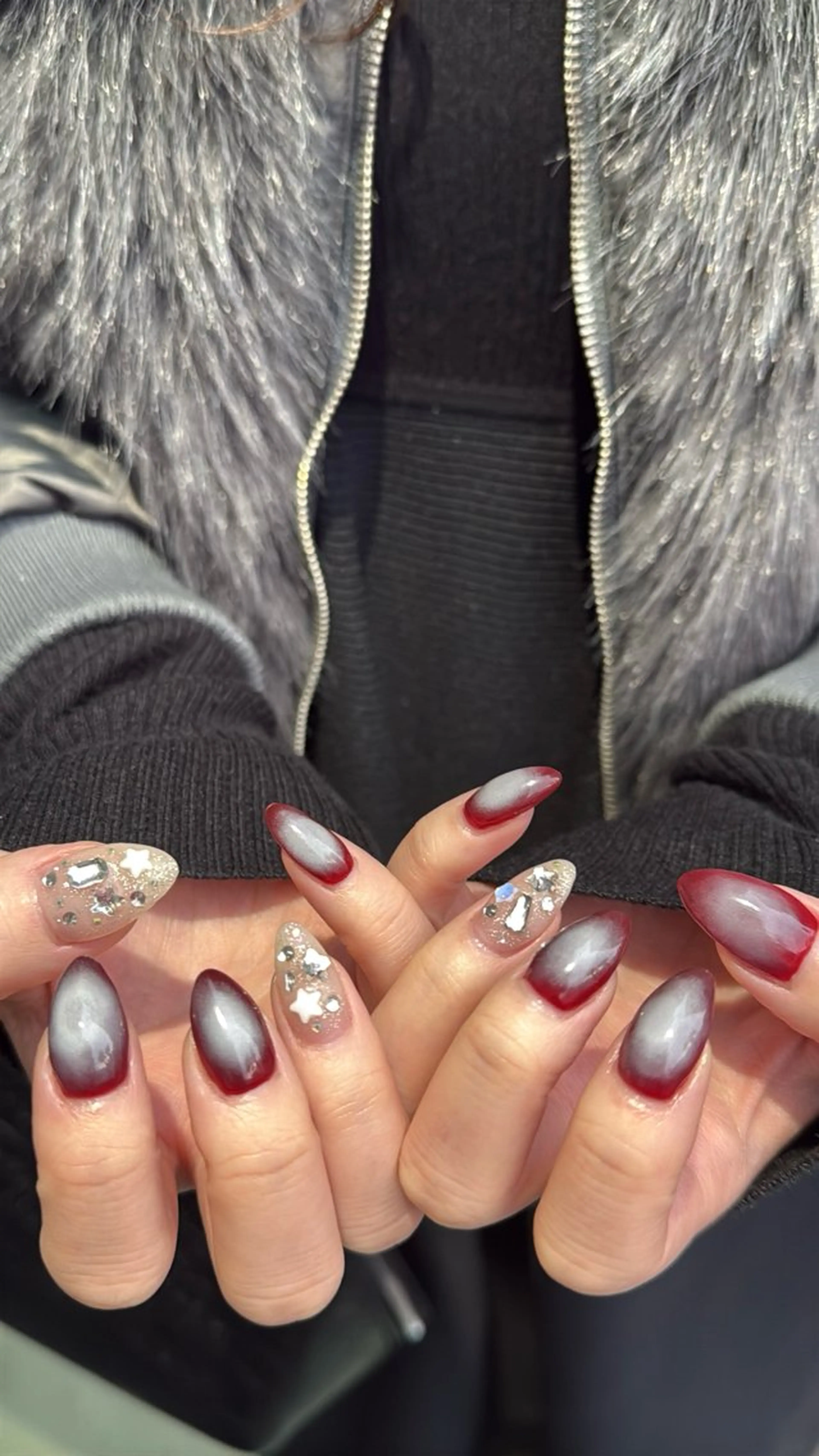 ネイル フラッシュネイル フットネイル フレンチネイル 韓国ネイル マグネットネイル ハンドネイル SAKU  nail[サクネイル]所属・SAKU nail 作島茜のネイルデザイン