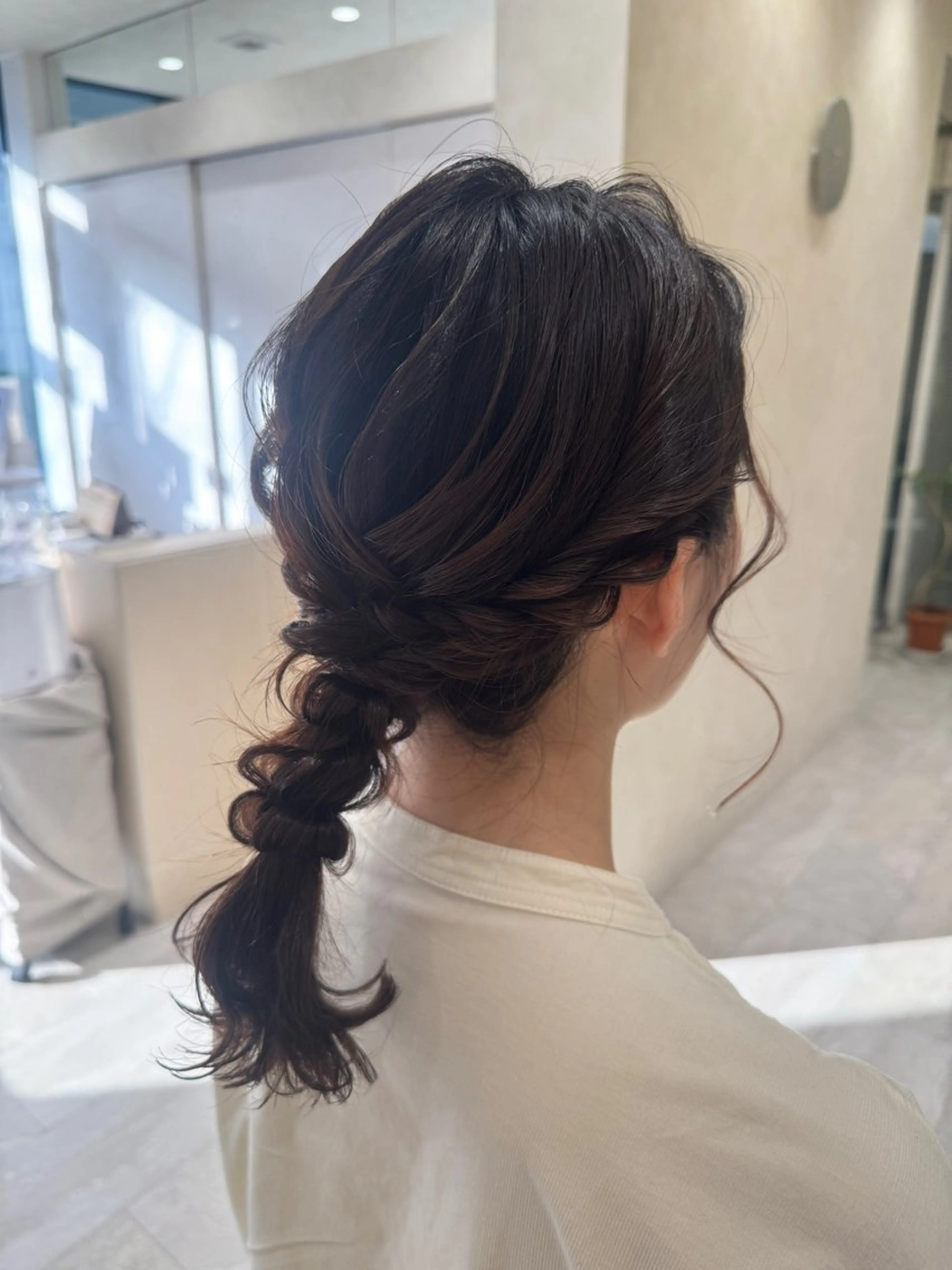 ミディアム ヘアアレンジ ヘアセット sakura❀/板橋 モデル募集中🪄︎︎のヘアスタイル