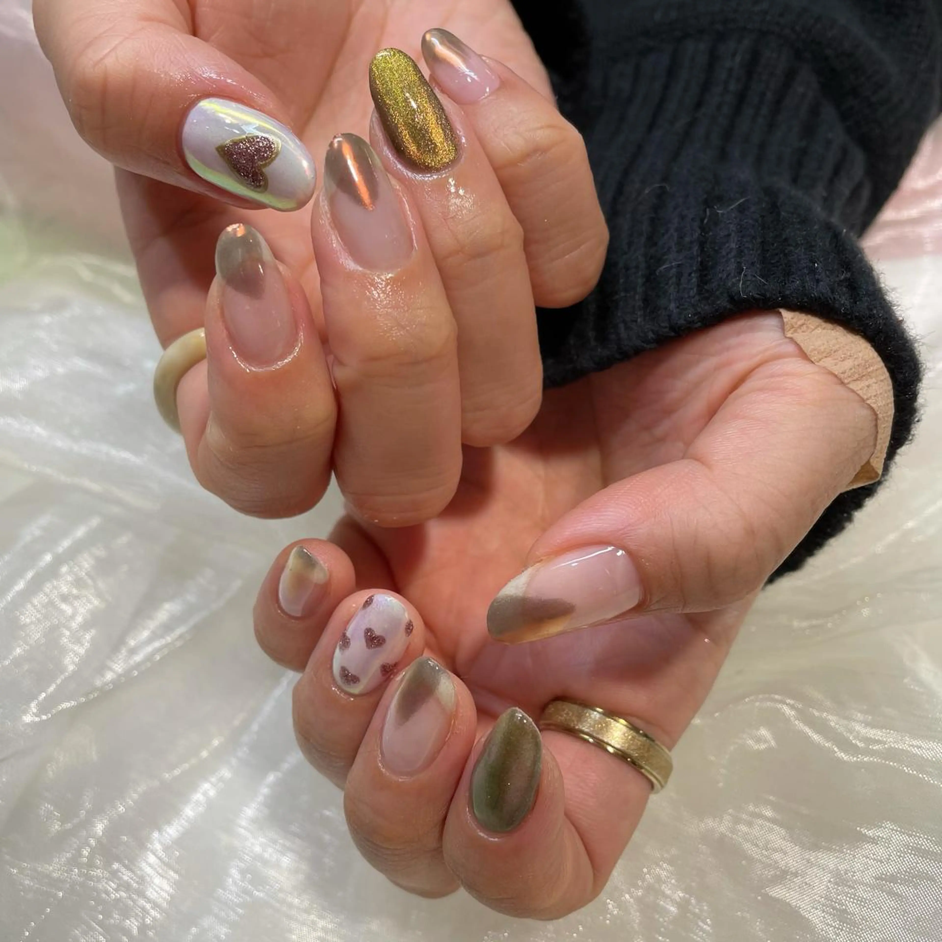 ネイル ハンドネイル 新井 ひなののネイルデザイン