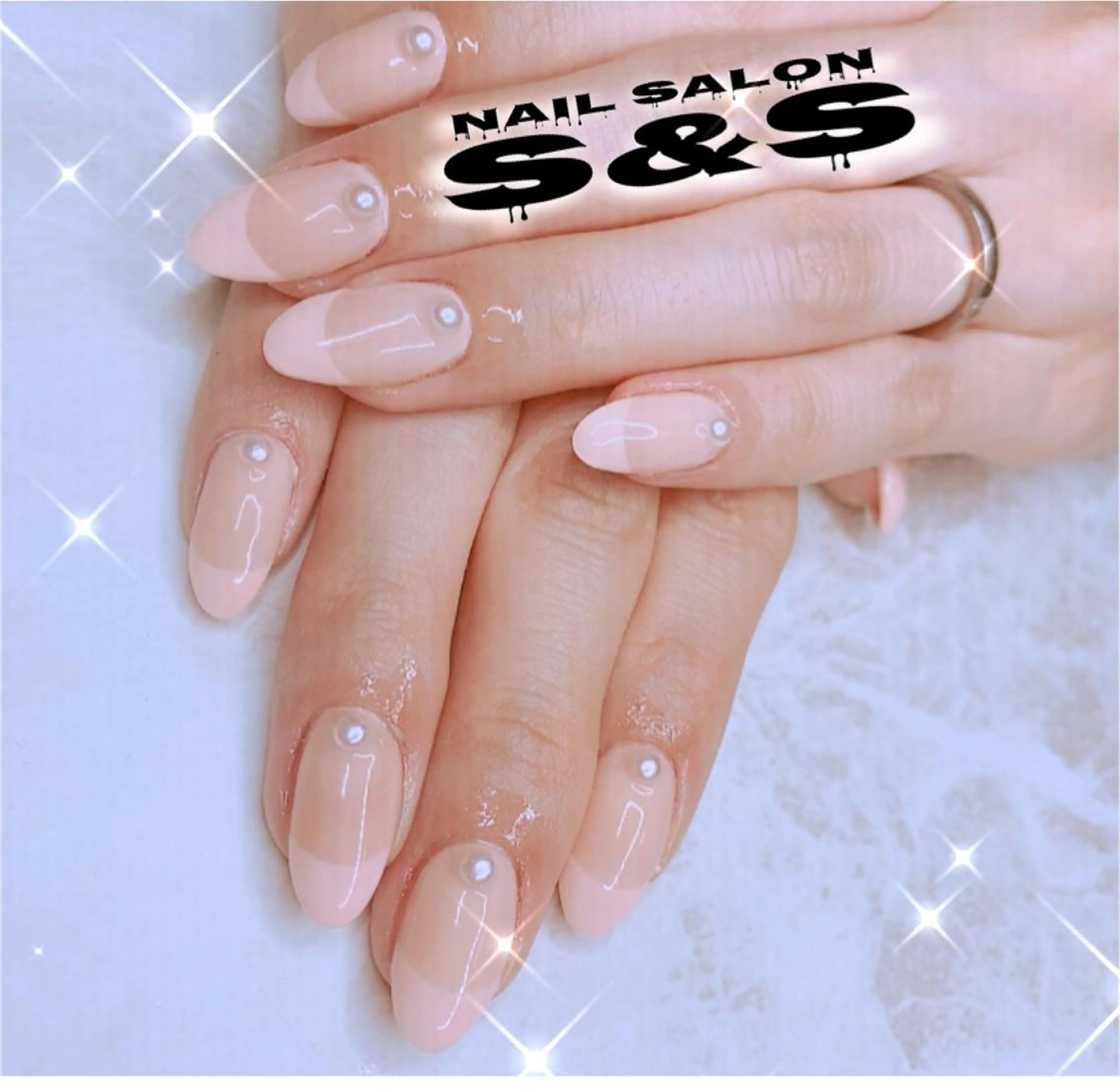 ネイル 長さ出し メンズネイル 持ち込み スカルプネイル S&S 村田小百合のネイルデザイン