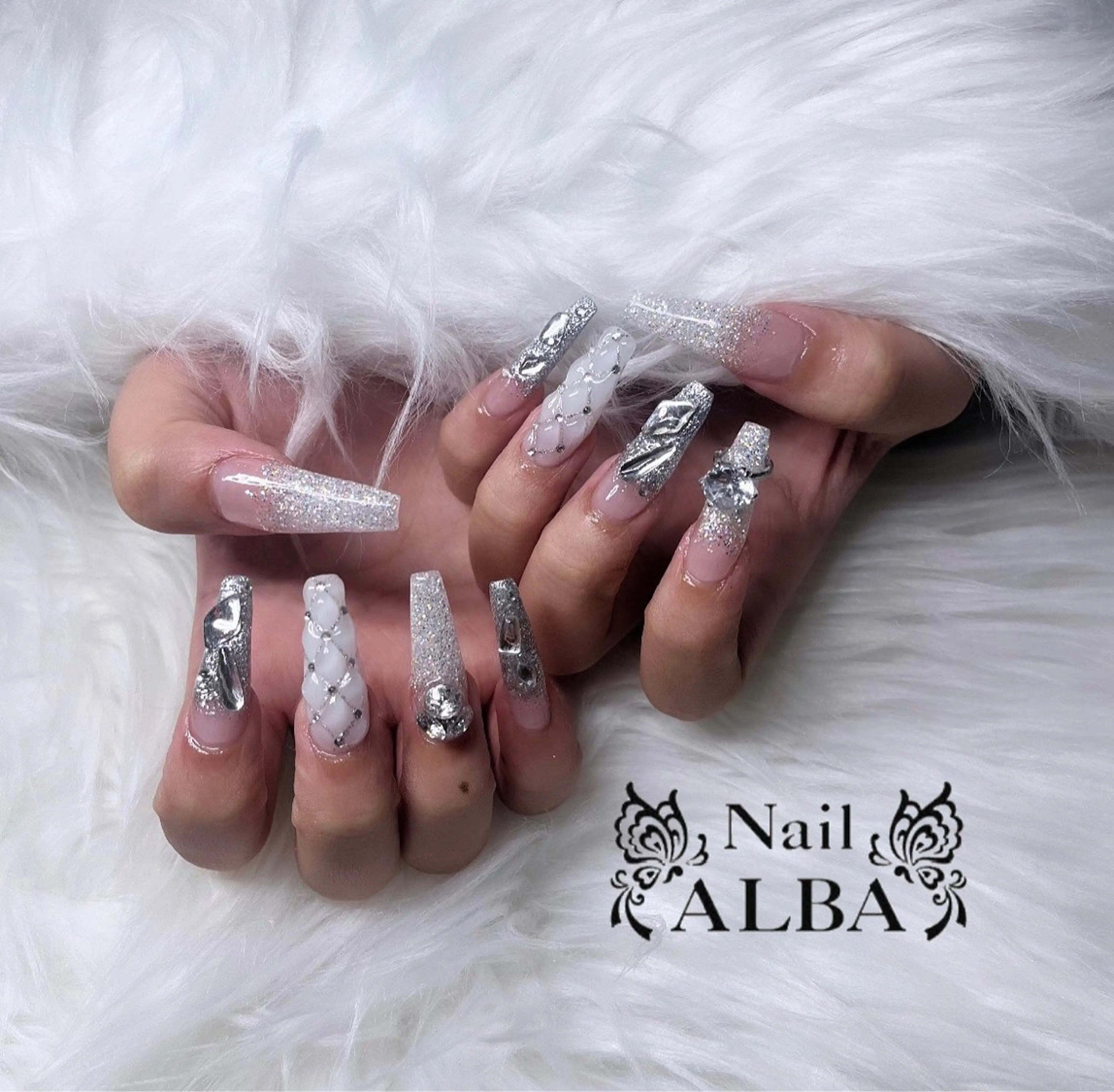 ネイル 石王 美羽のネイルデザイン