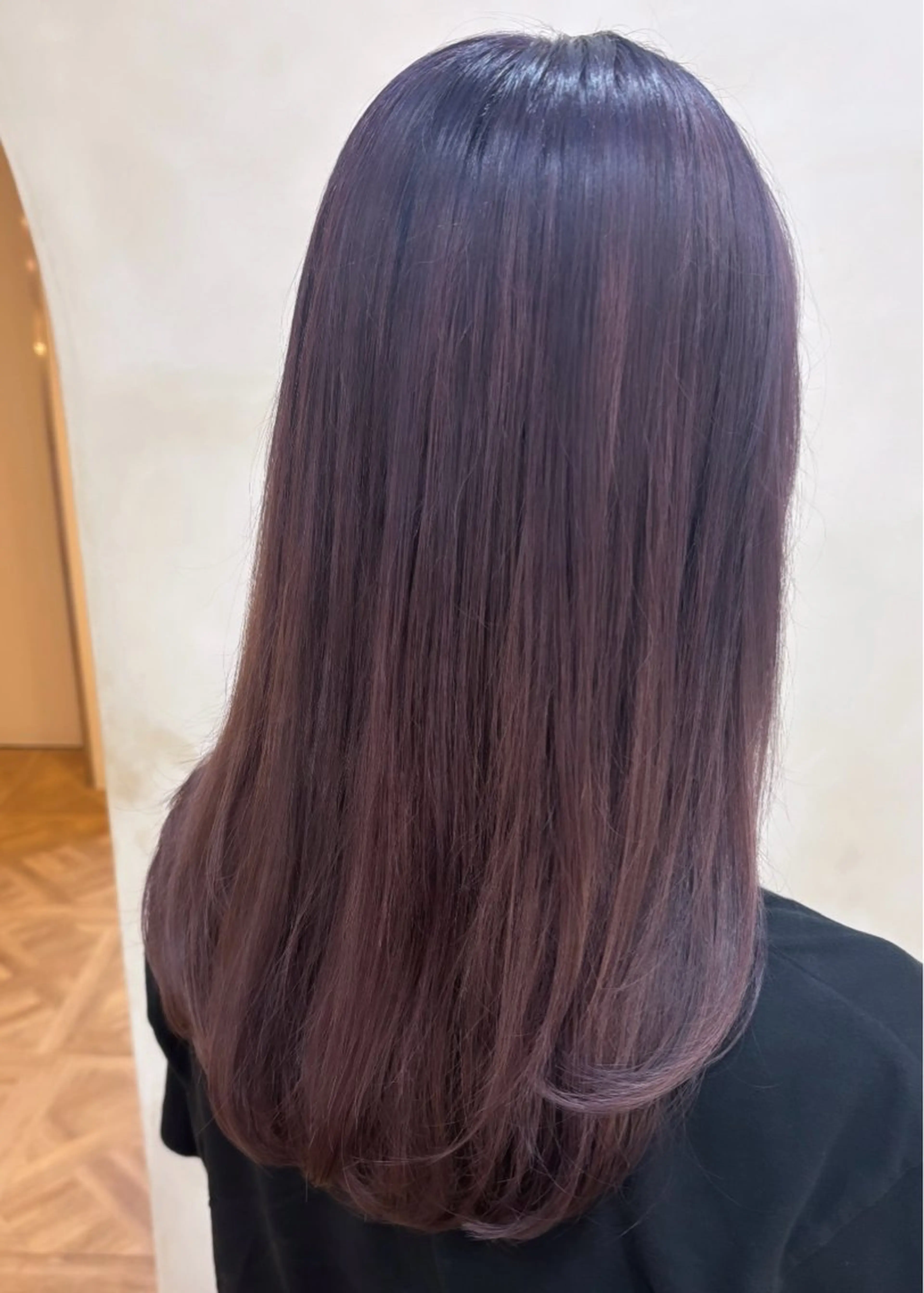 ロング カラー ヘアカラー トリートメント ミルクティ/ピンク/ レイヤー/yuriaのヘアスタイル