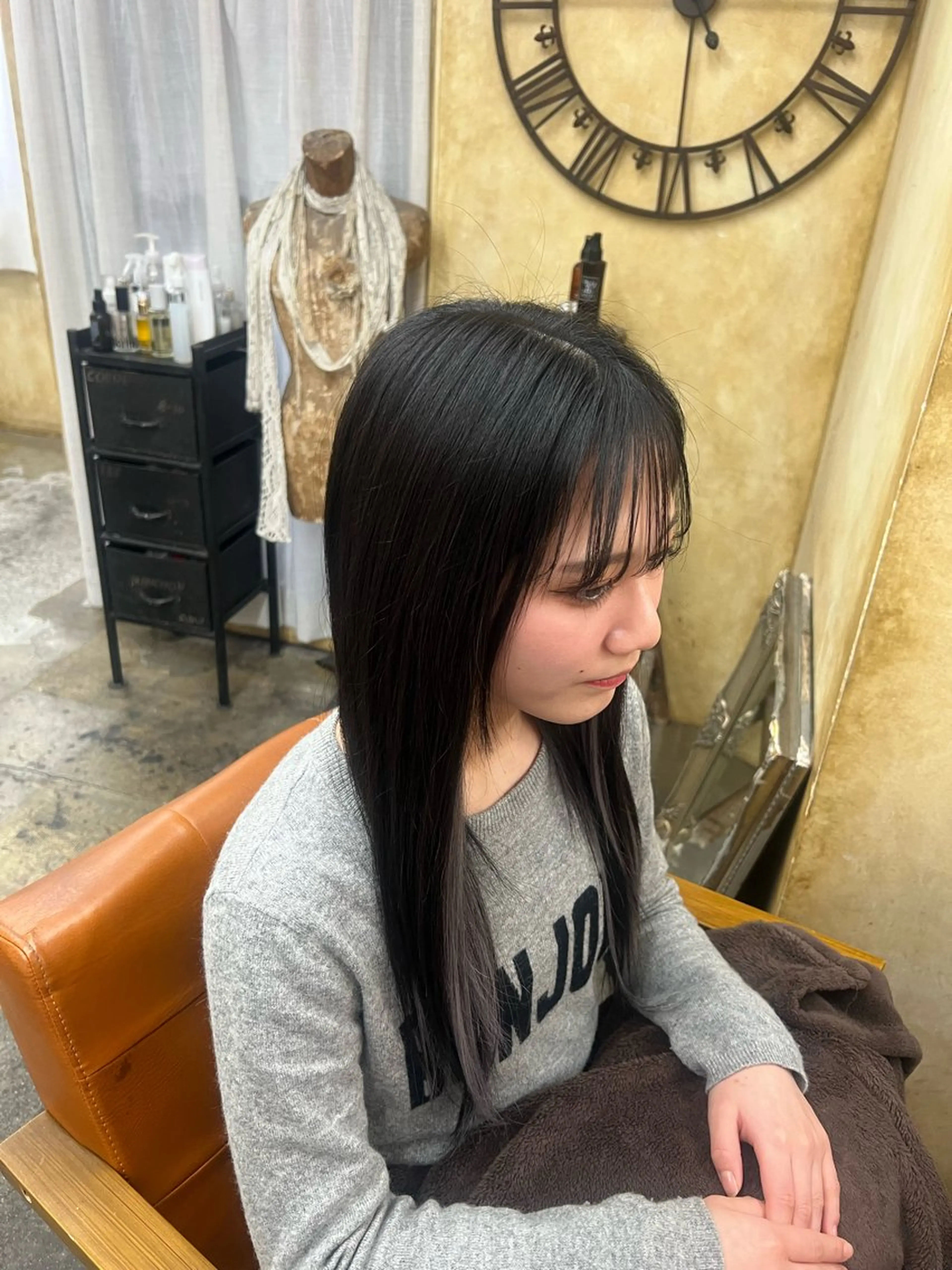 ロング エクステ ともざねゆか UniQ/岡山駅のヘアスタイル