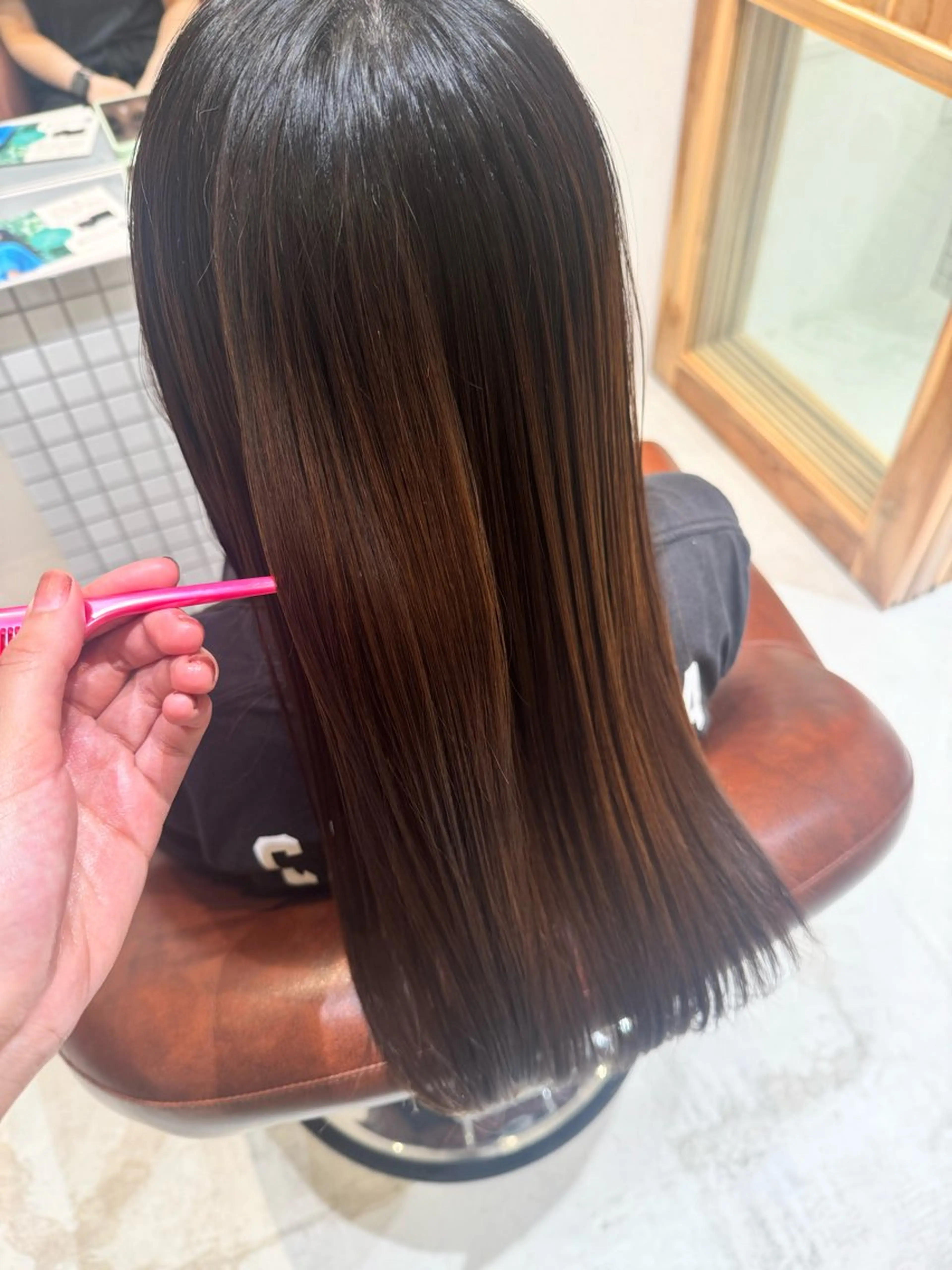 パーマ 縮毛矯正 太田 恵美梨のヘアスタイル