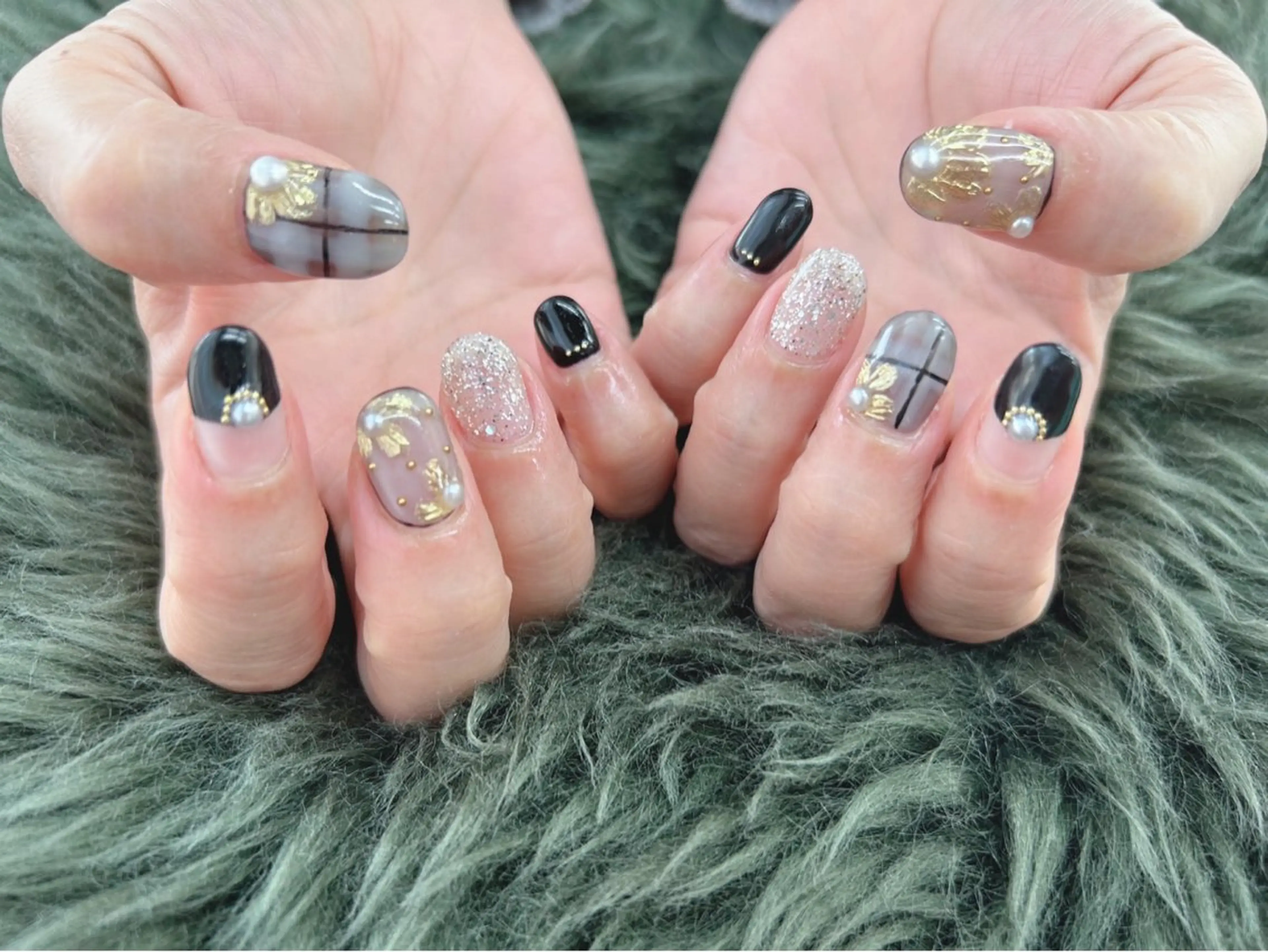 ネイル ミラーネイル ハンドネイル Nail Salon agré所属・agré ネイルサロン　アグレのネイルデザイン