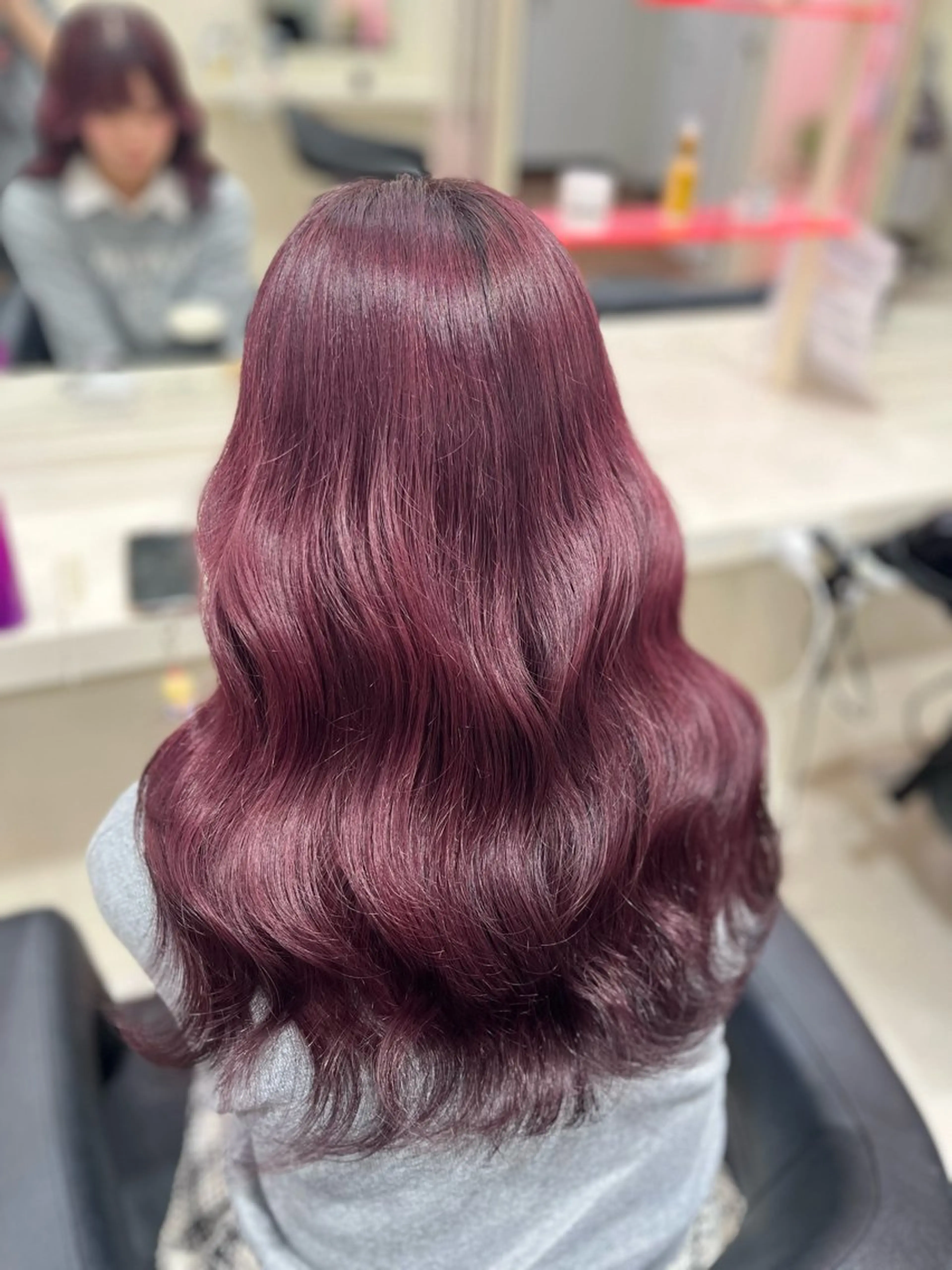 カラー ヘアカラー トリートメント ベージュ・ラベンダー カラー🎀りりのヘアスタイル