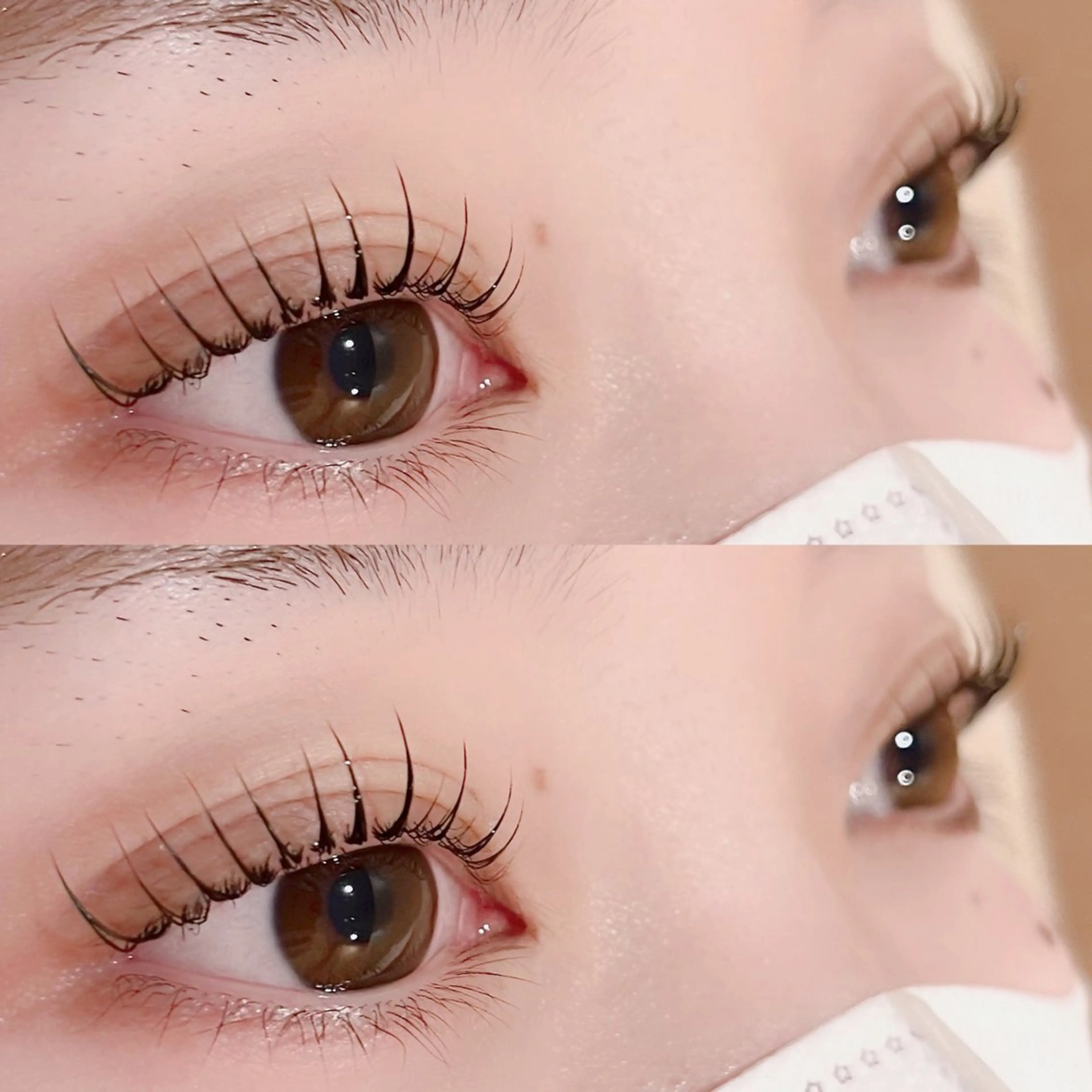 🦋パリジェンヌ🦋韓国風束間仕上げ🤍の写真