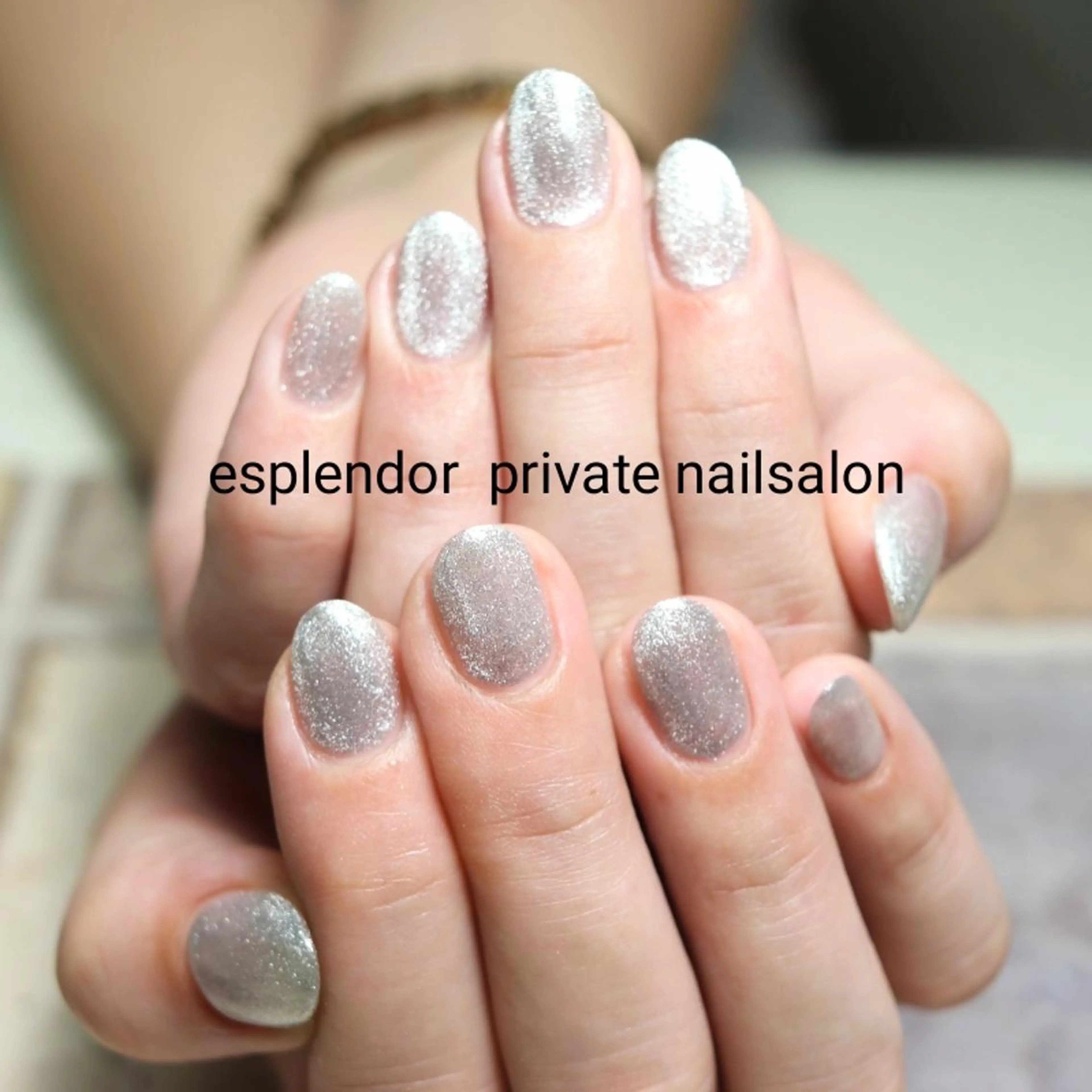 ネイル ピンク シルバー esplendor  エスプレンドル所属・esplendor  エスプレンドルのネイルデザイン