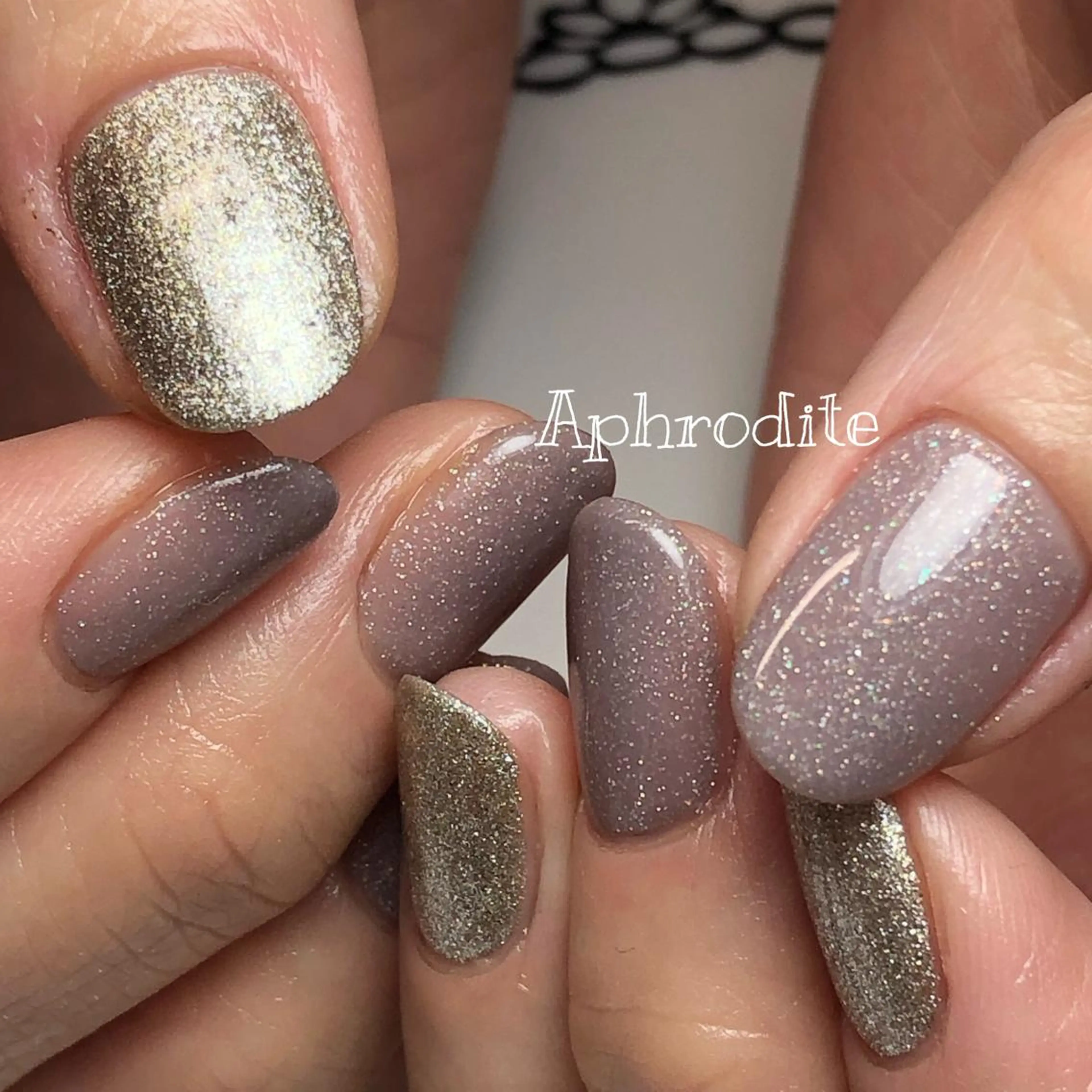 ネイル シンプルネイル Aphrodite パラジェル認定サロンのネイルデザイン