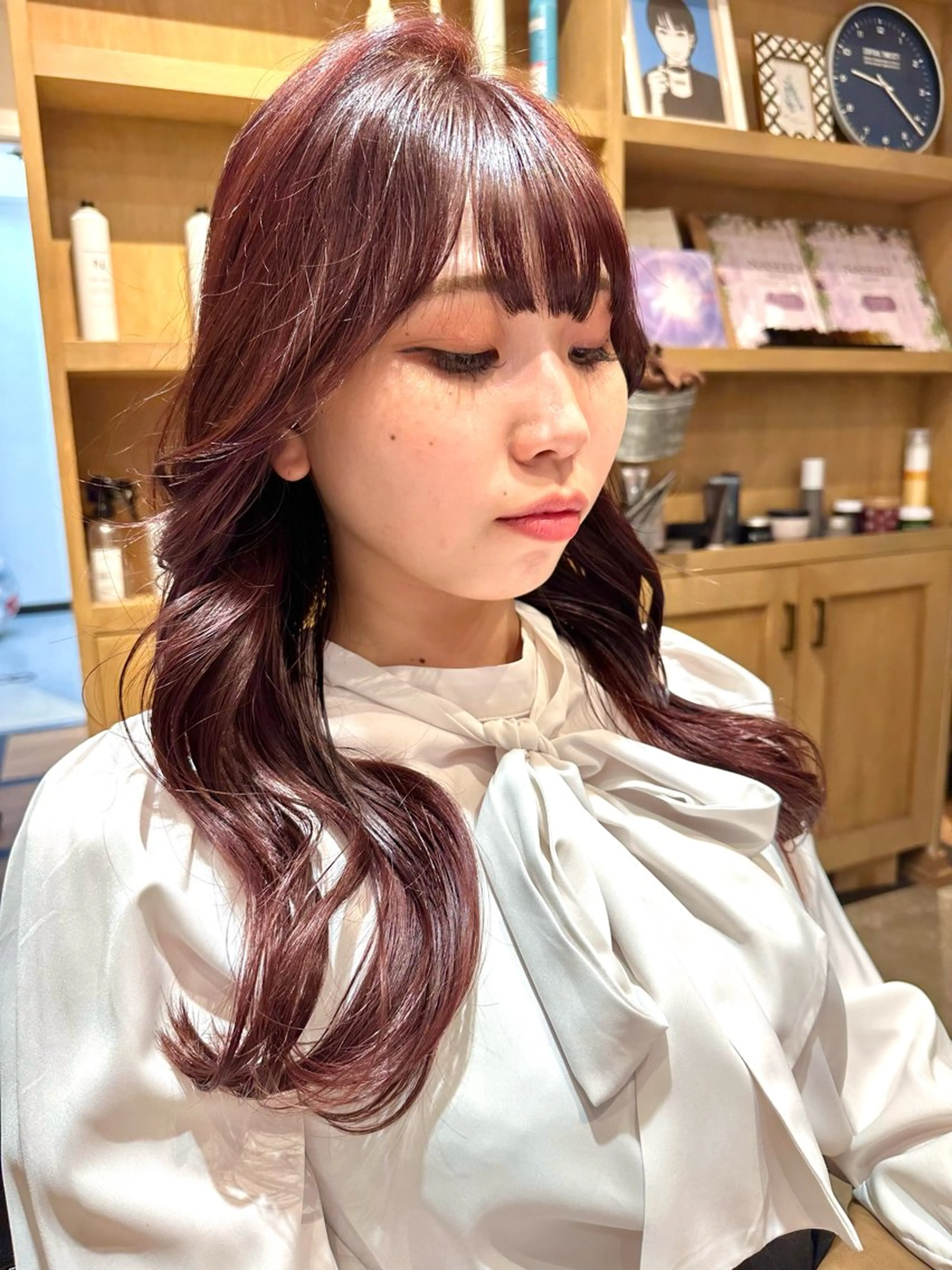 ロング La bonheur hair reve 池袋店所属・🐈‍⬛ マナカ🐈‍⬛のヘアスタイル