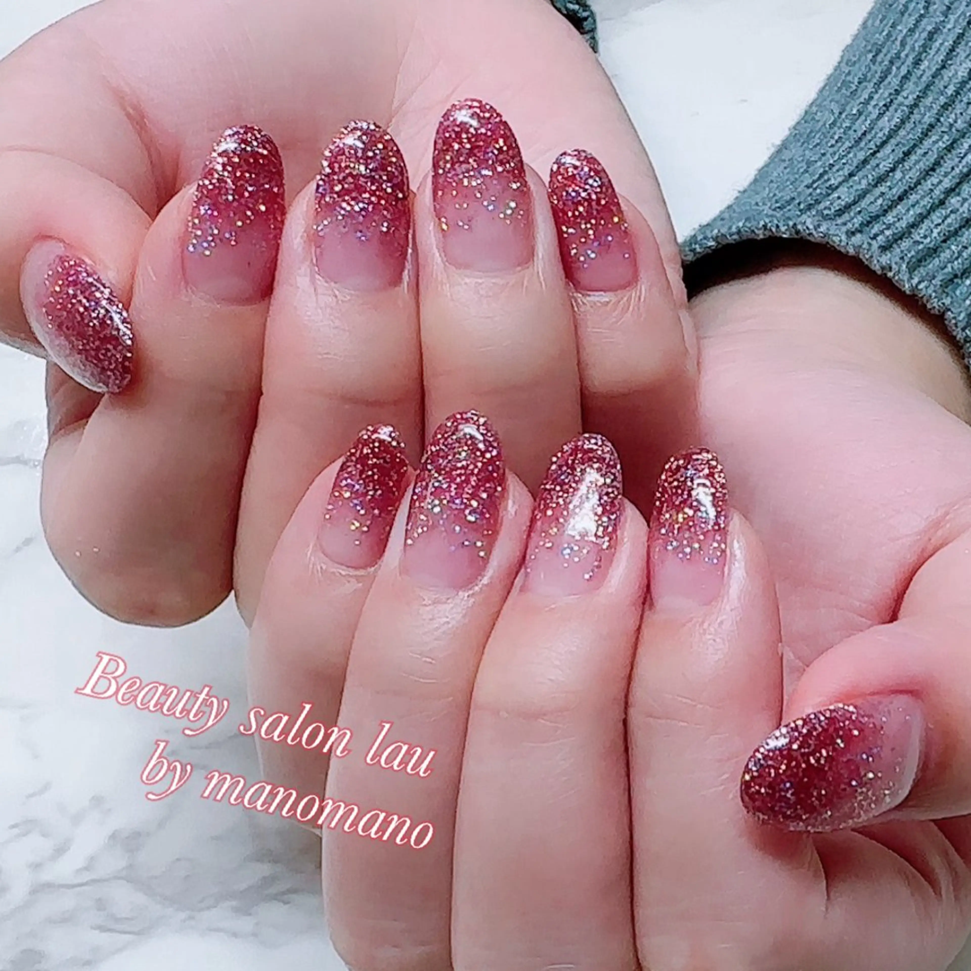 ネイル ハンドネイル ラウバイマノマノ なかざとのネイルデザイン