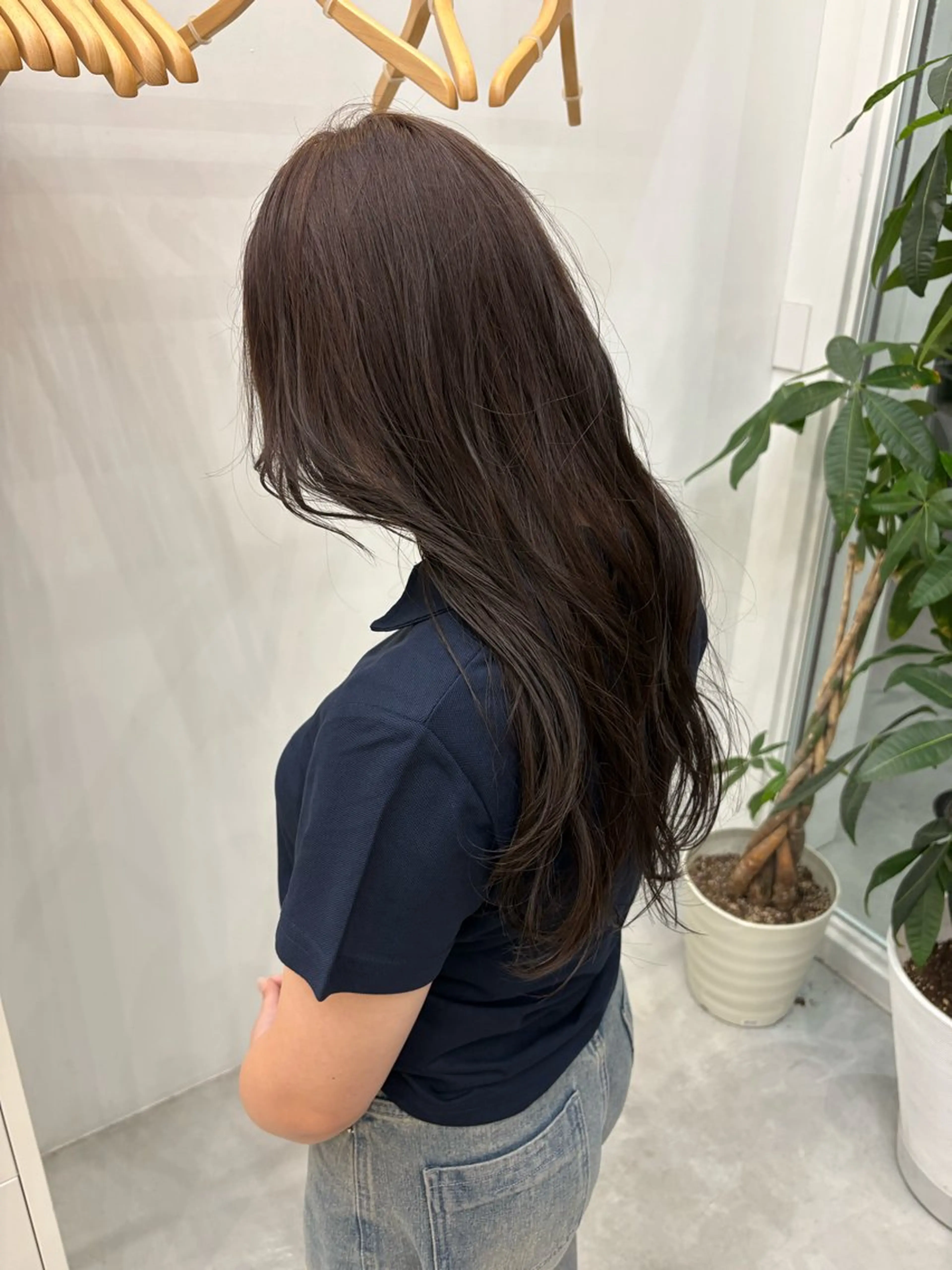 カラー ブラウンカラー 透明感カラー ヘアカラー 齋藤 そらのヘアスタイル