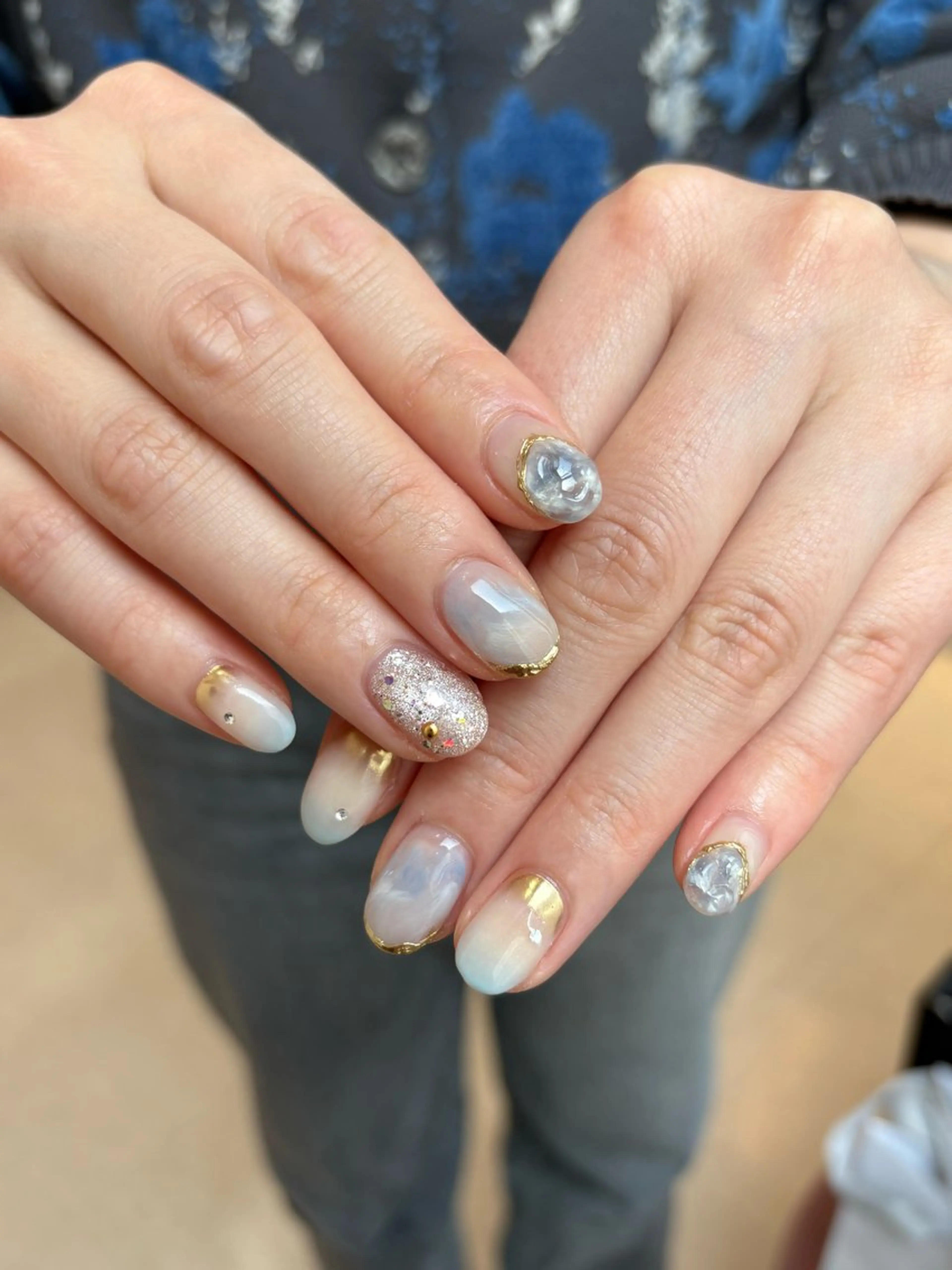 ミディアム ハンドネイル Clala Ayumiのネイルデザイン