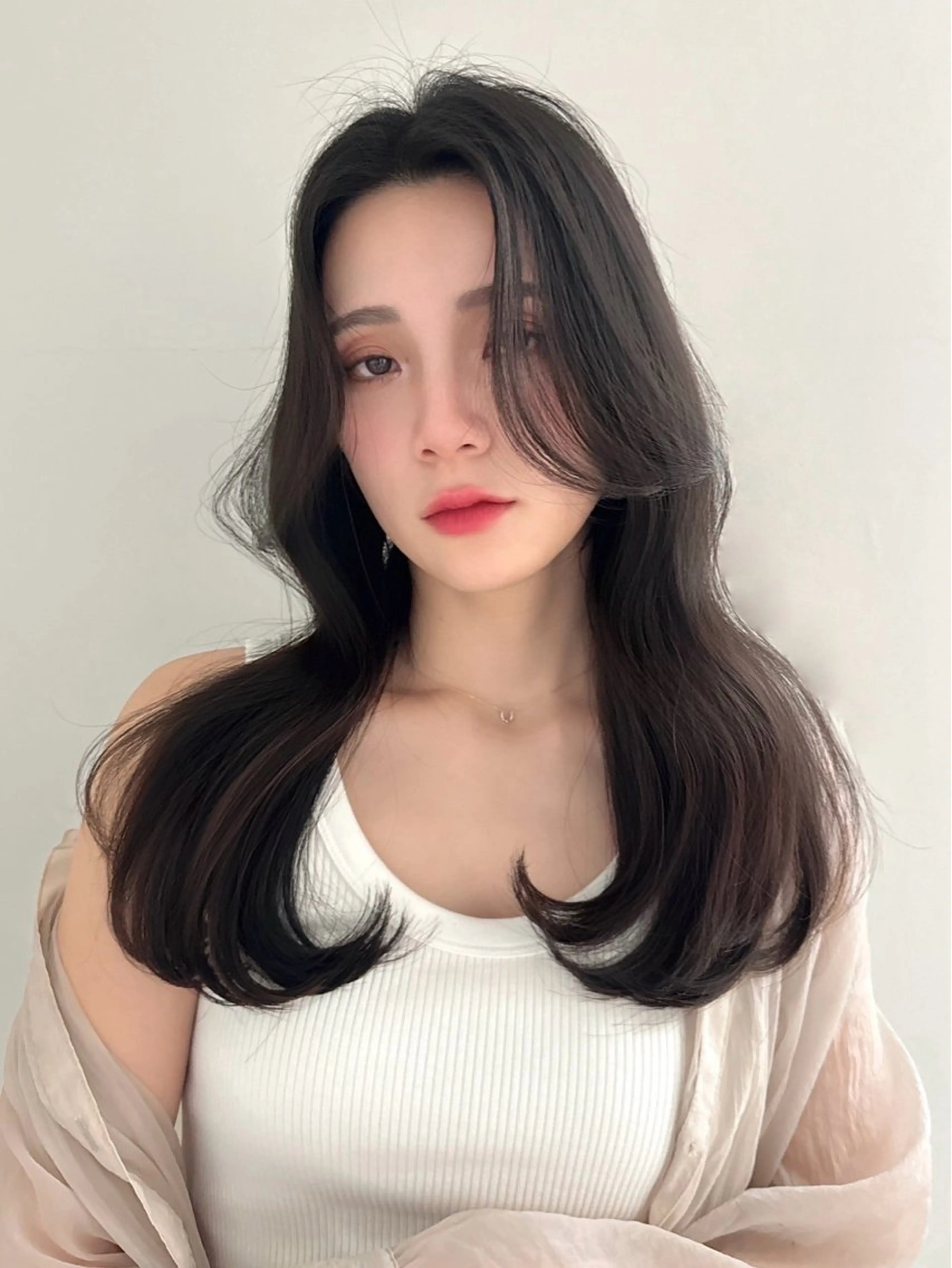 ロング 🚨メンズ曲がる 縮毛矯正りおん🚨のヘアスタイル