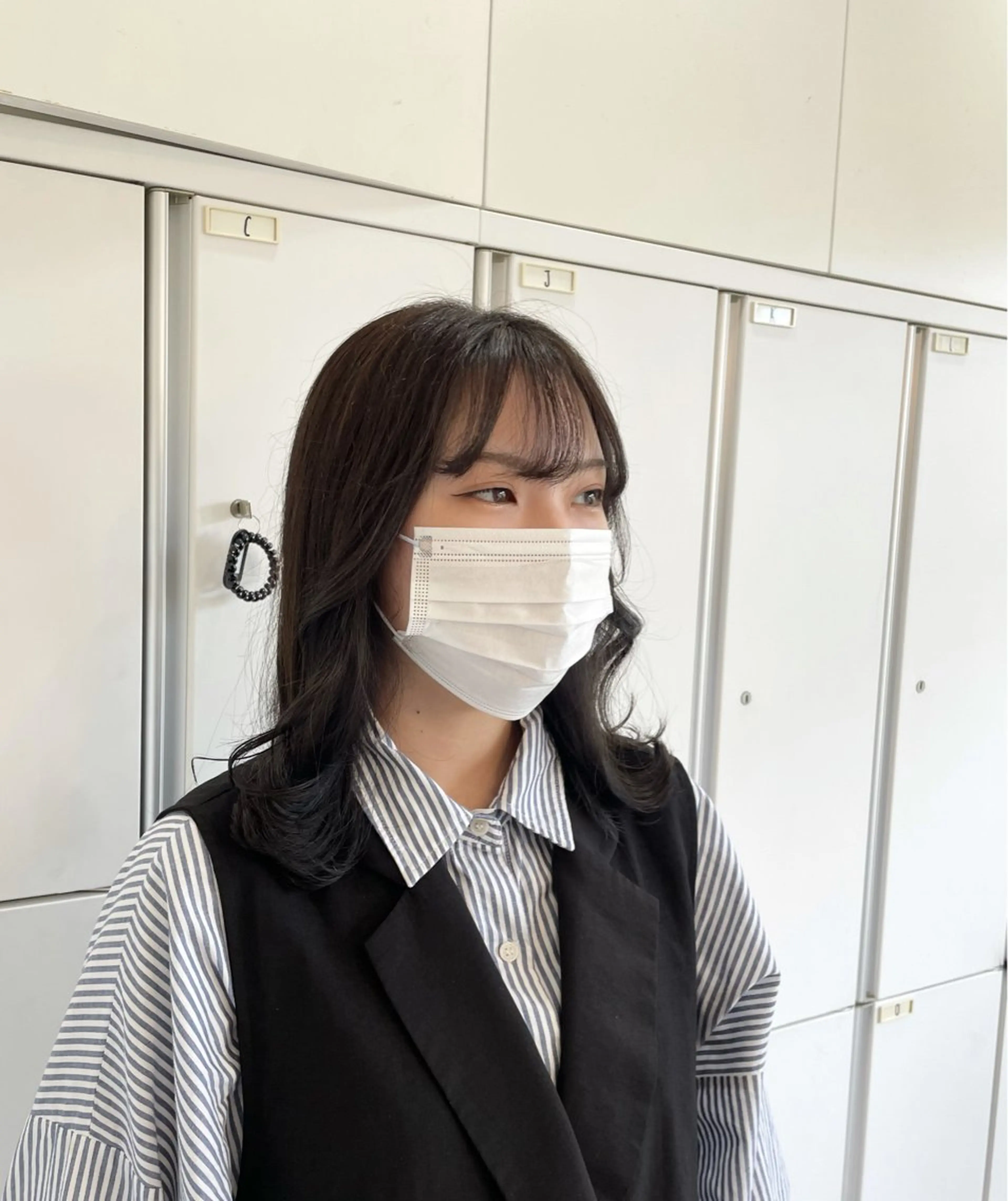 ミディアム カラー nanaka :のヘアスタイル