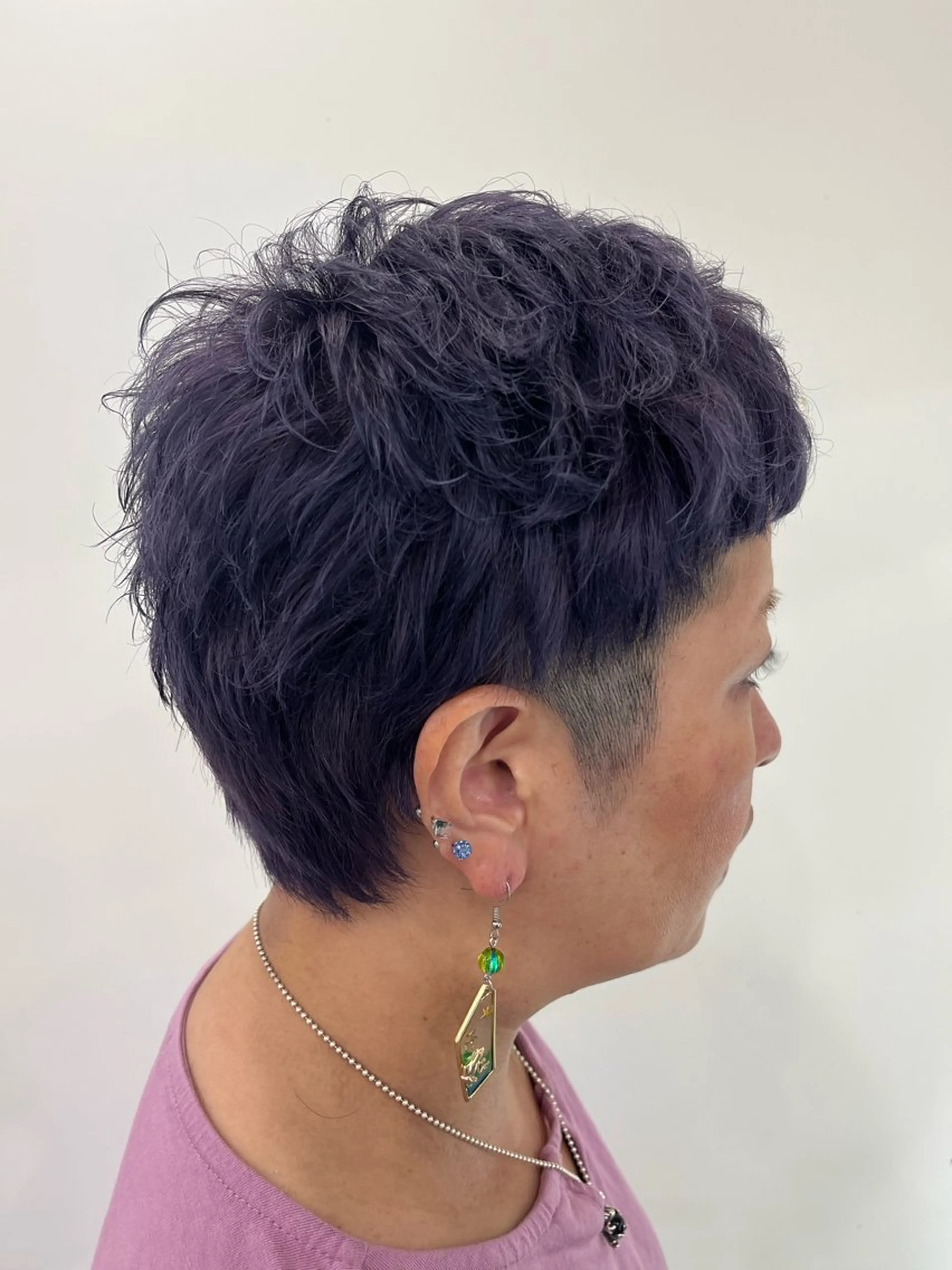 ショート カラー 【北千住】🌈韓国風 レイヤー✨小顔カットのヘアスタイル