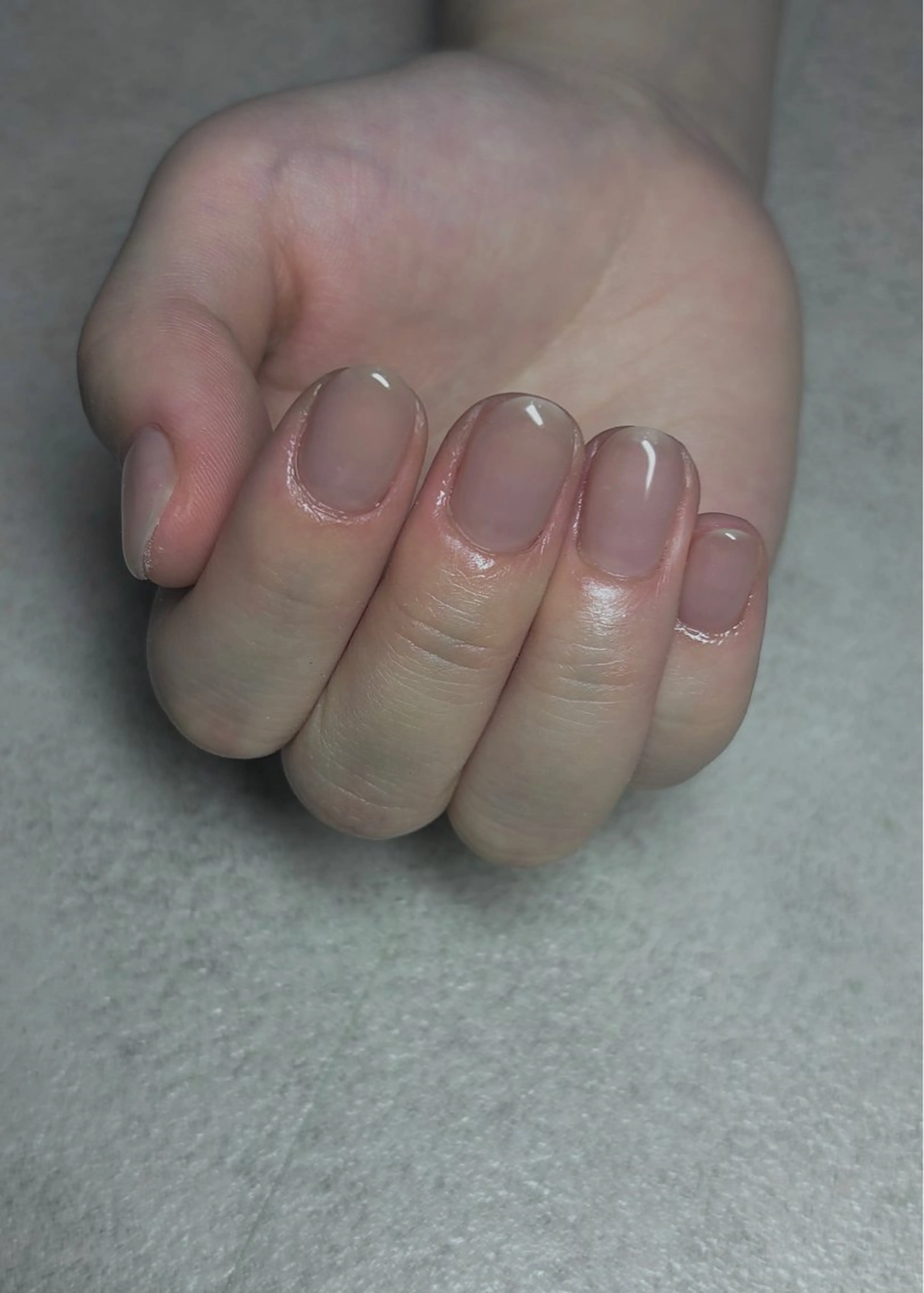 ネイル オフィスネイル ワンカラーネイル ピンク ピンクベージュ ショートネイル ハンドネイル acs.n所属・ネイル，耳つぼ 風間すみれのその他イメージ