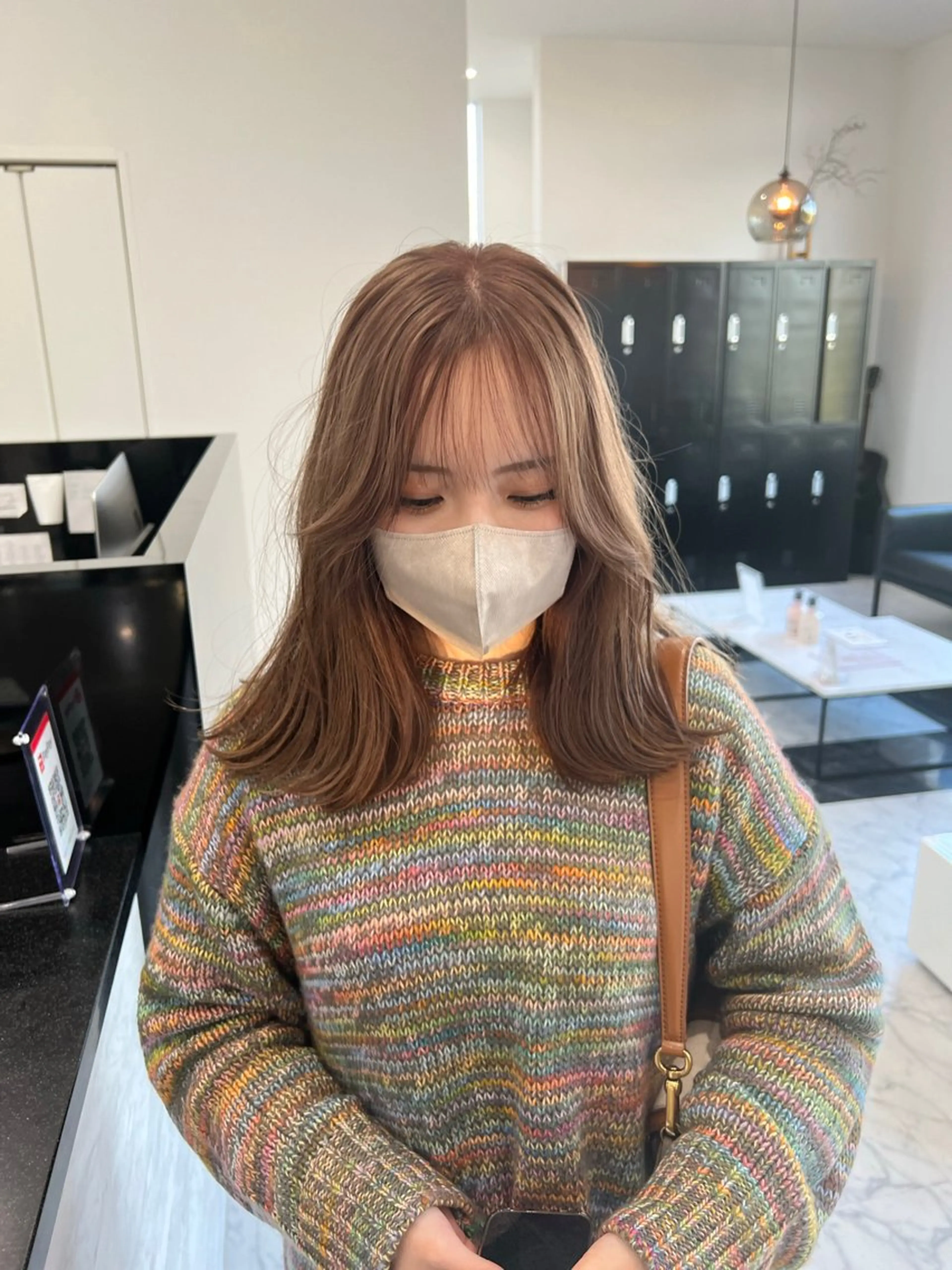 ミディアム ヘアカラー トリートメント Raf.hair design所属・MAYU / Raf.のヘアスタイル