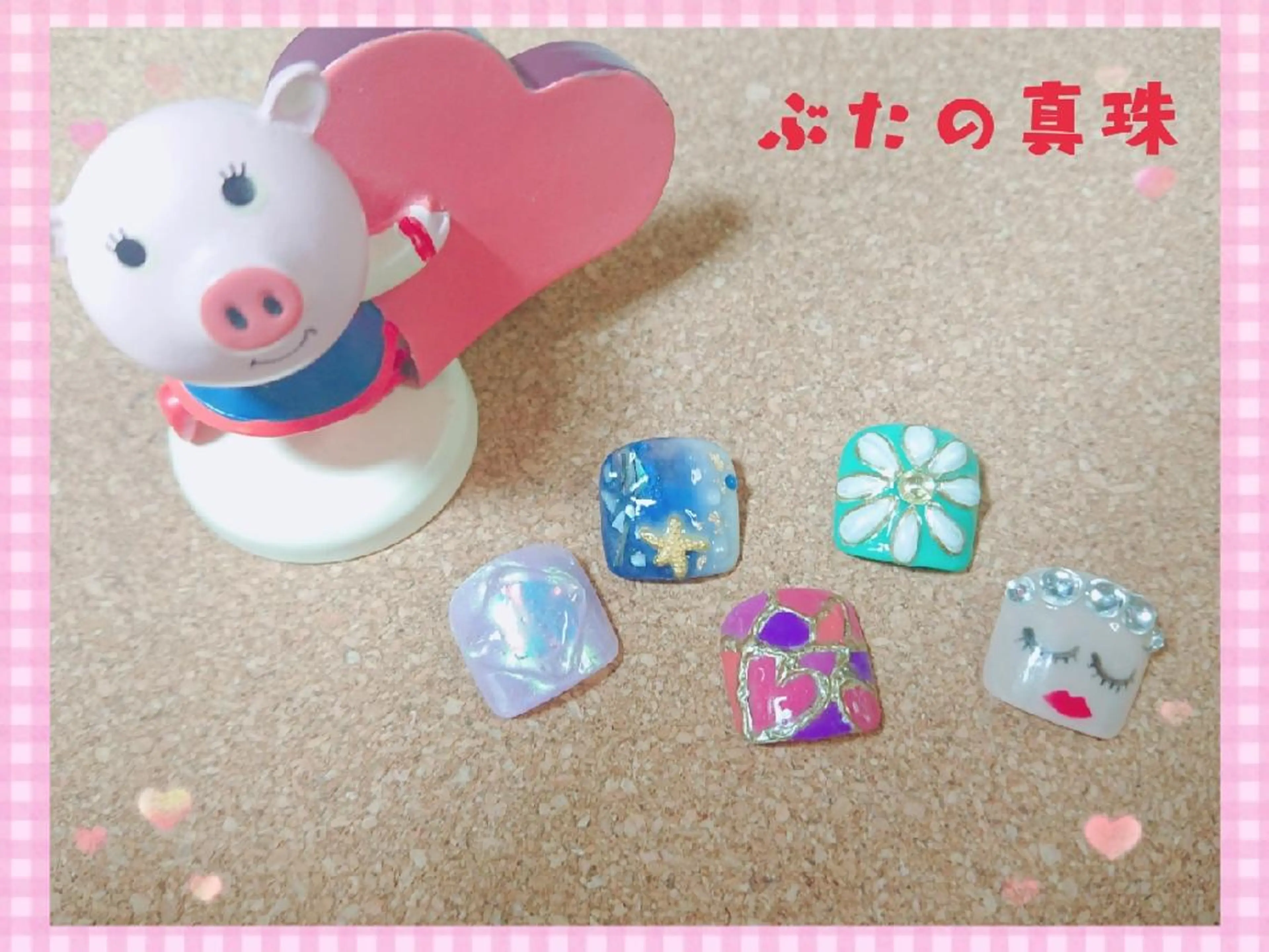 ネイル アートネイル フットネイル 林 珠里のネイルデザイン