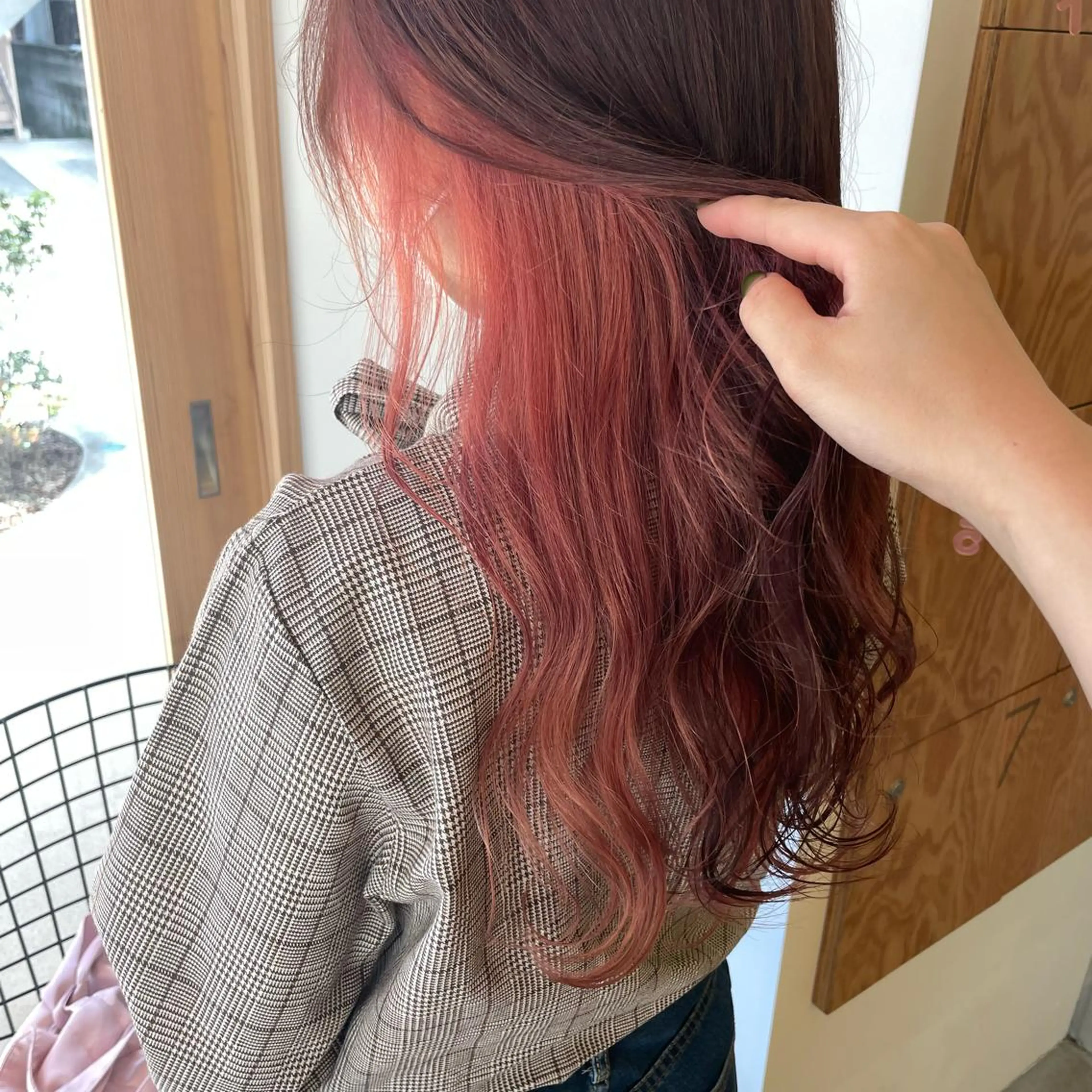 ロング カラー ヘアカラー 中山 まどかのヘアスタイル