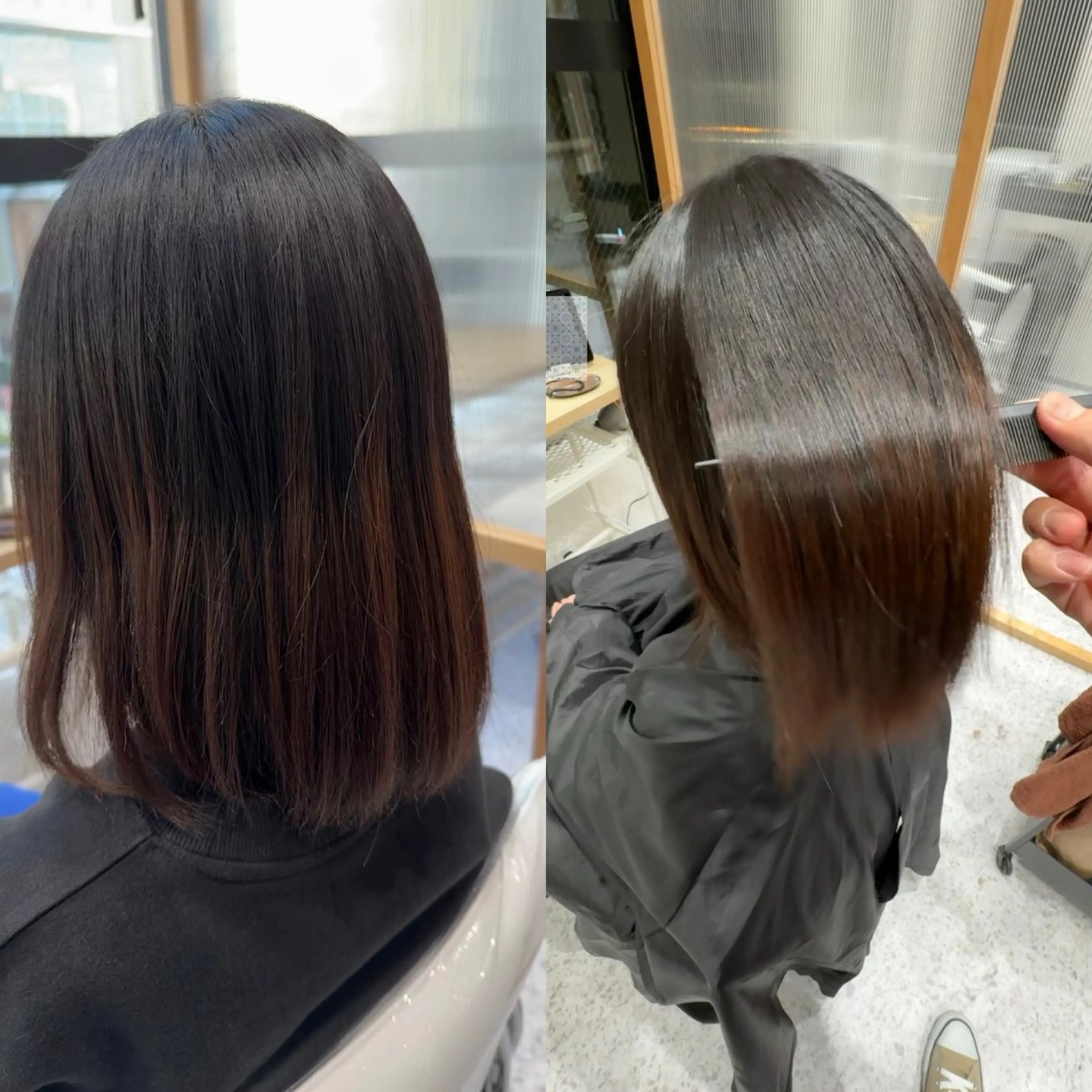 ショート 髪質改善 縮毛矯正 トリートメント 美髪矯正/髪質改善 /氏原のヘアスタイル