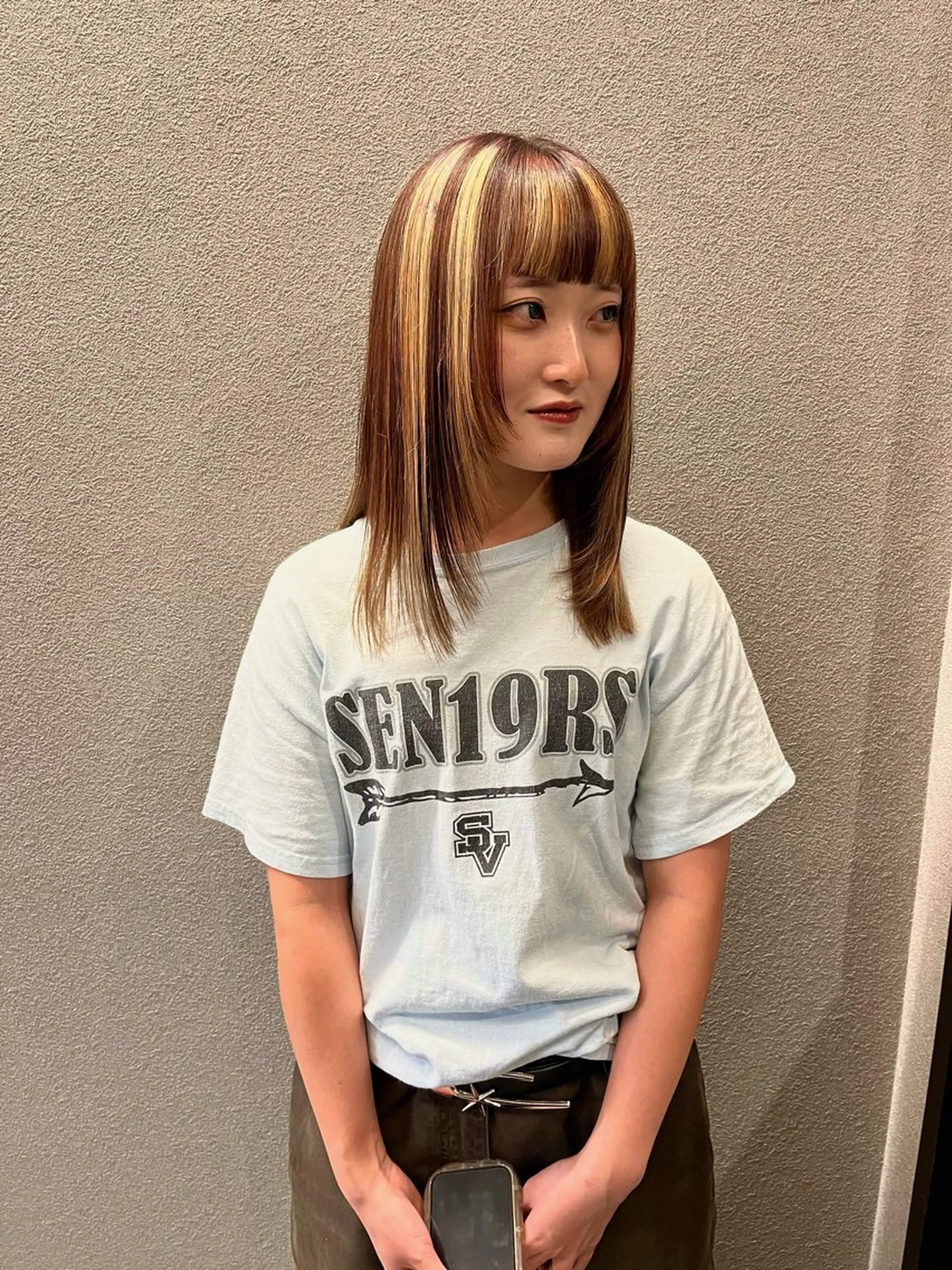 カラー cyaco g所属・cyaco g aimiのヘアスタイル