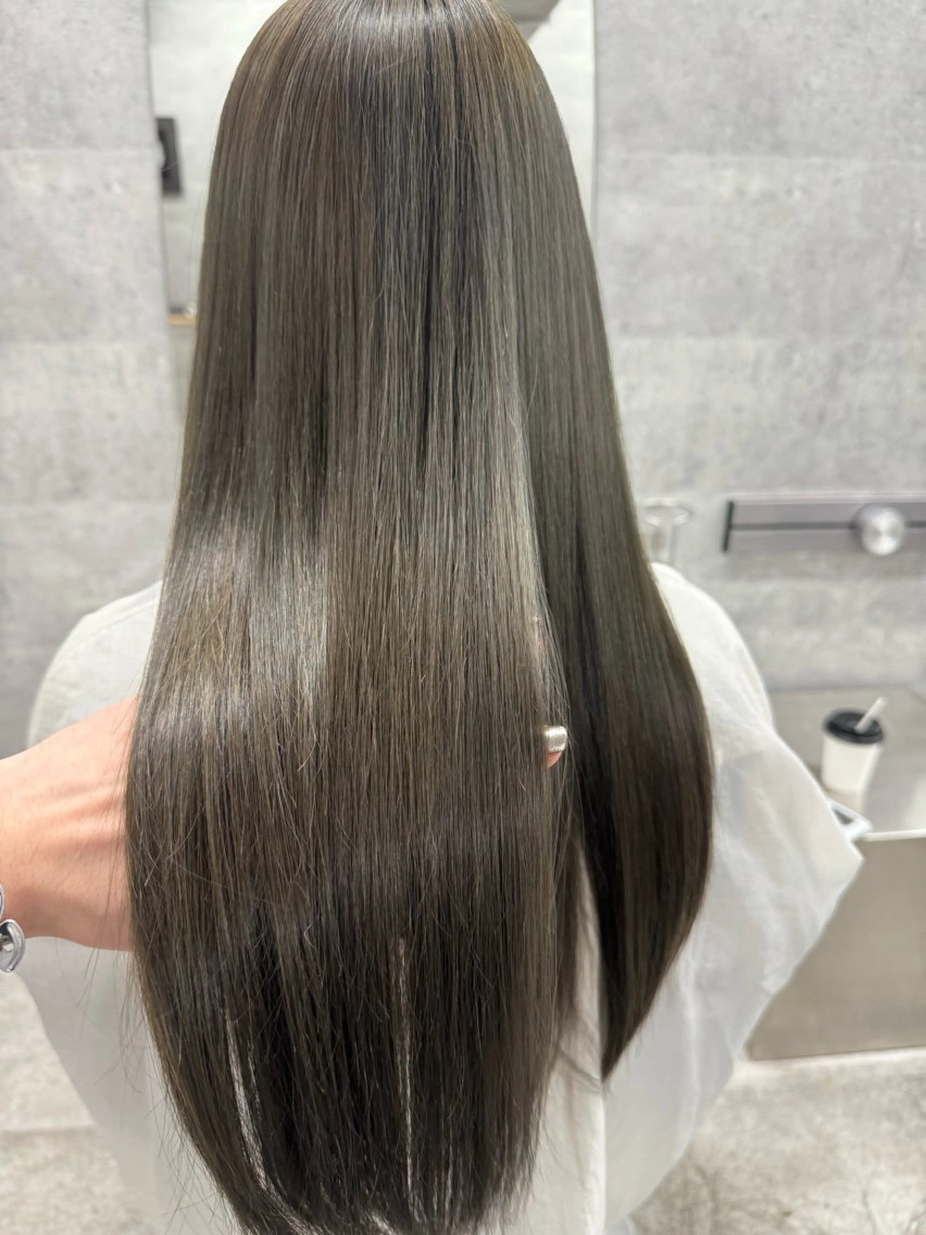 ロング カラー あなたのお悩み改善" You"💚❤️💛のヘアスタイル