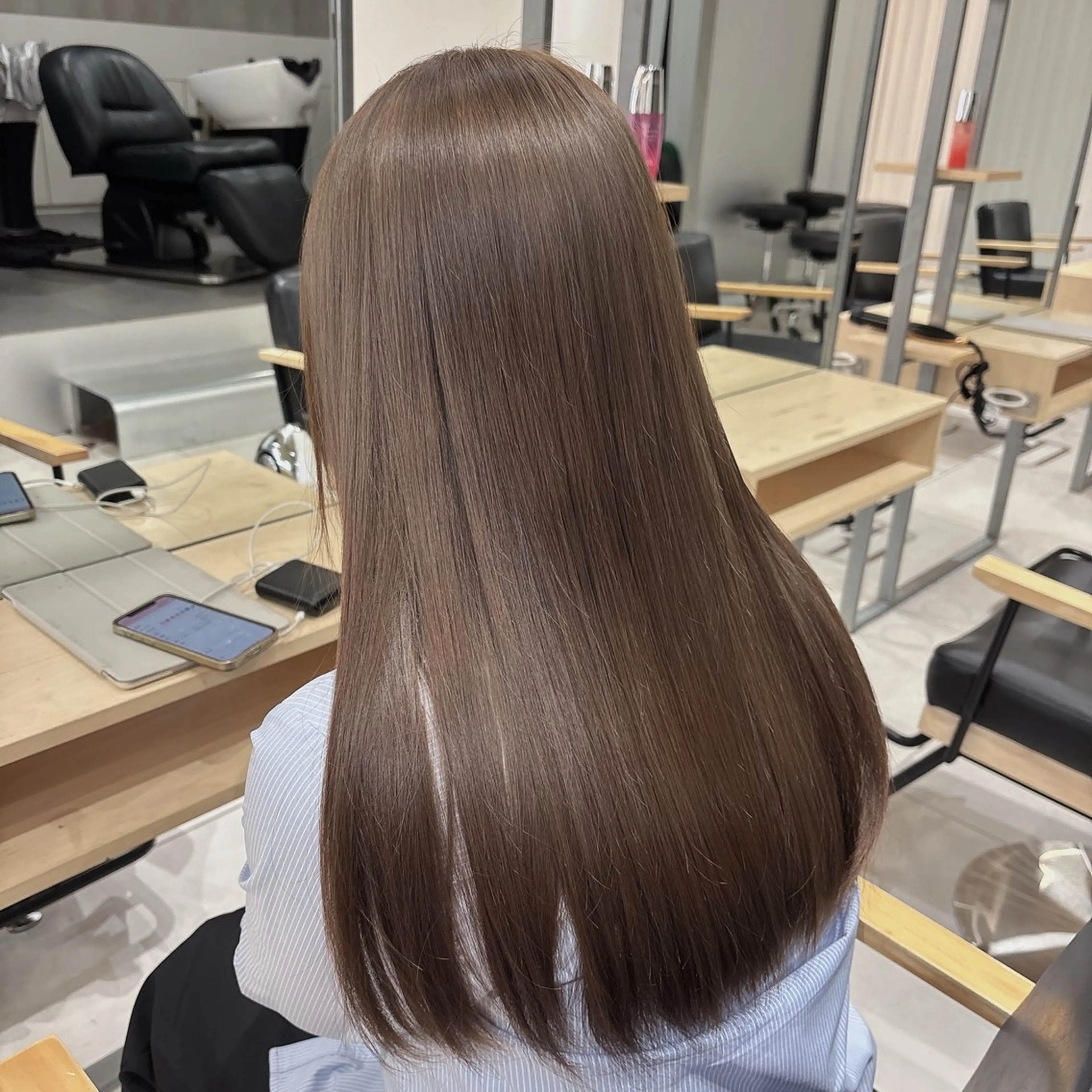 ロング ヘアカラー ヘアセット ゆるふわ透明感カラー 🎀ほの/表参道のヘアスタイル