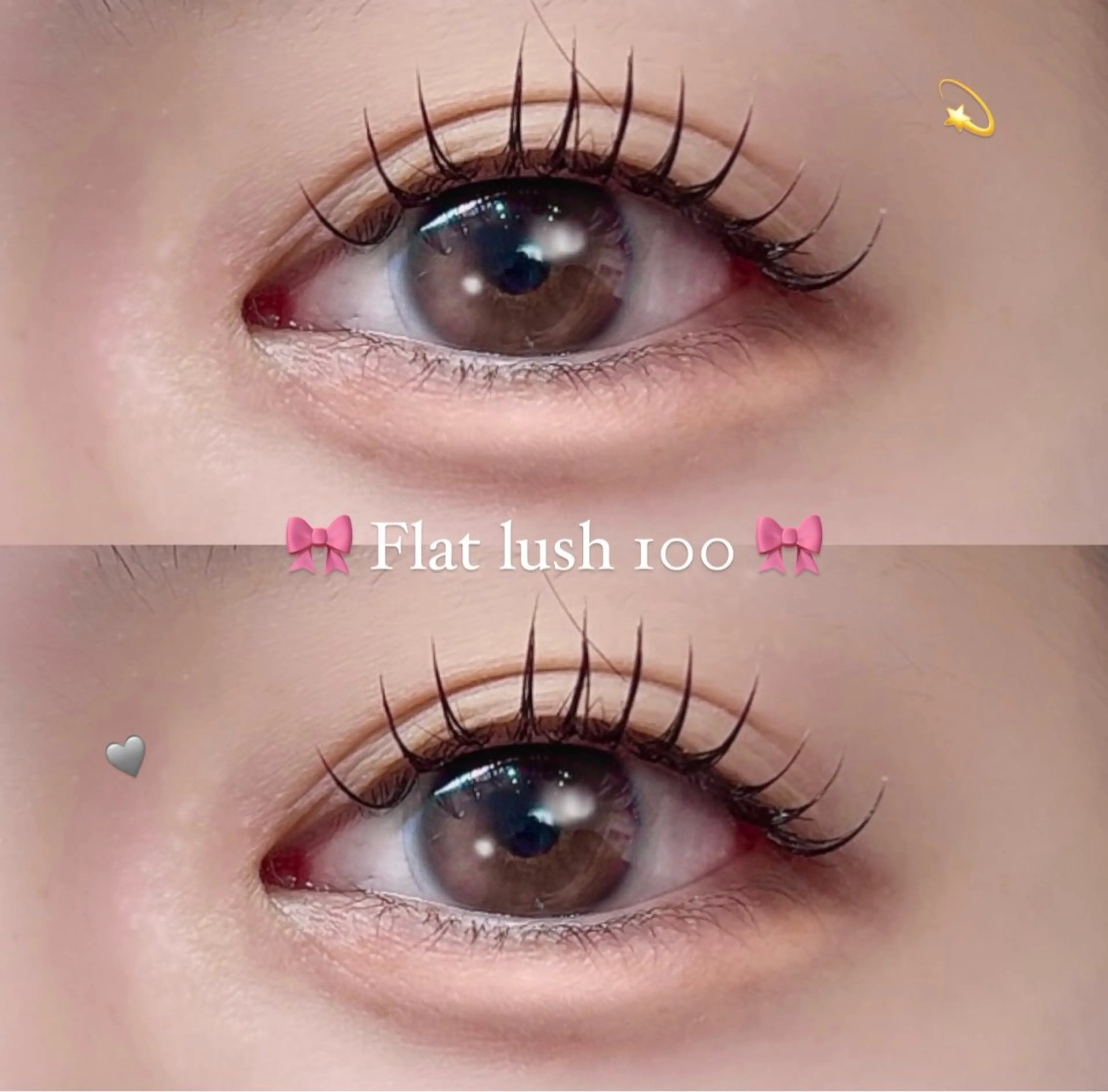🌟Wコーティング Flat lush 100本✦.*の写真