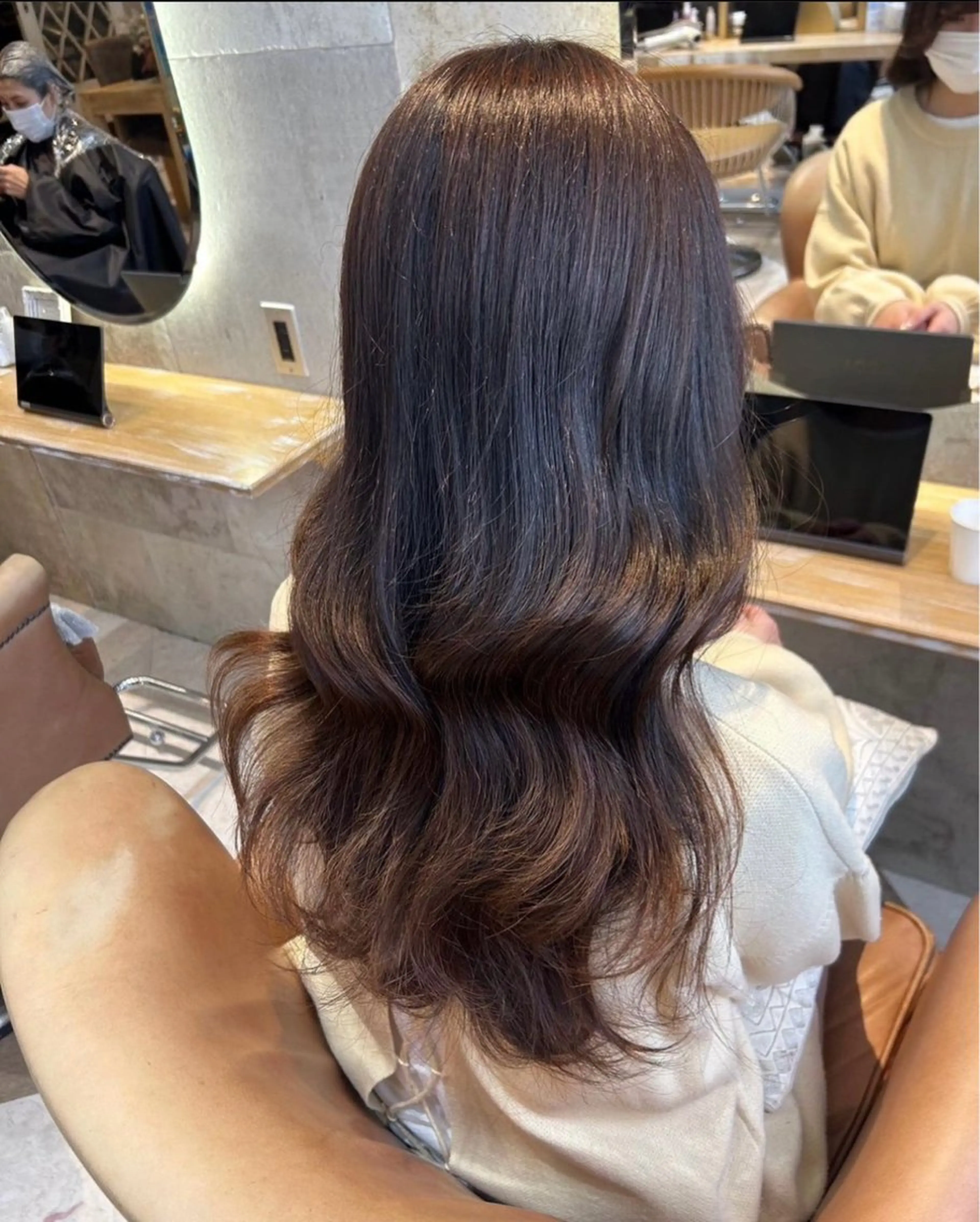 カラー 韓国ヘア/透明感 カラー/金子 愛優のヘアスタイル