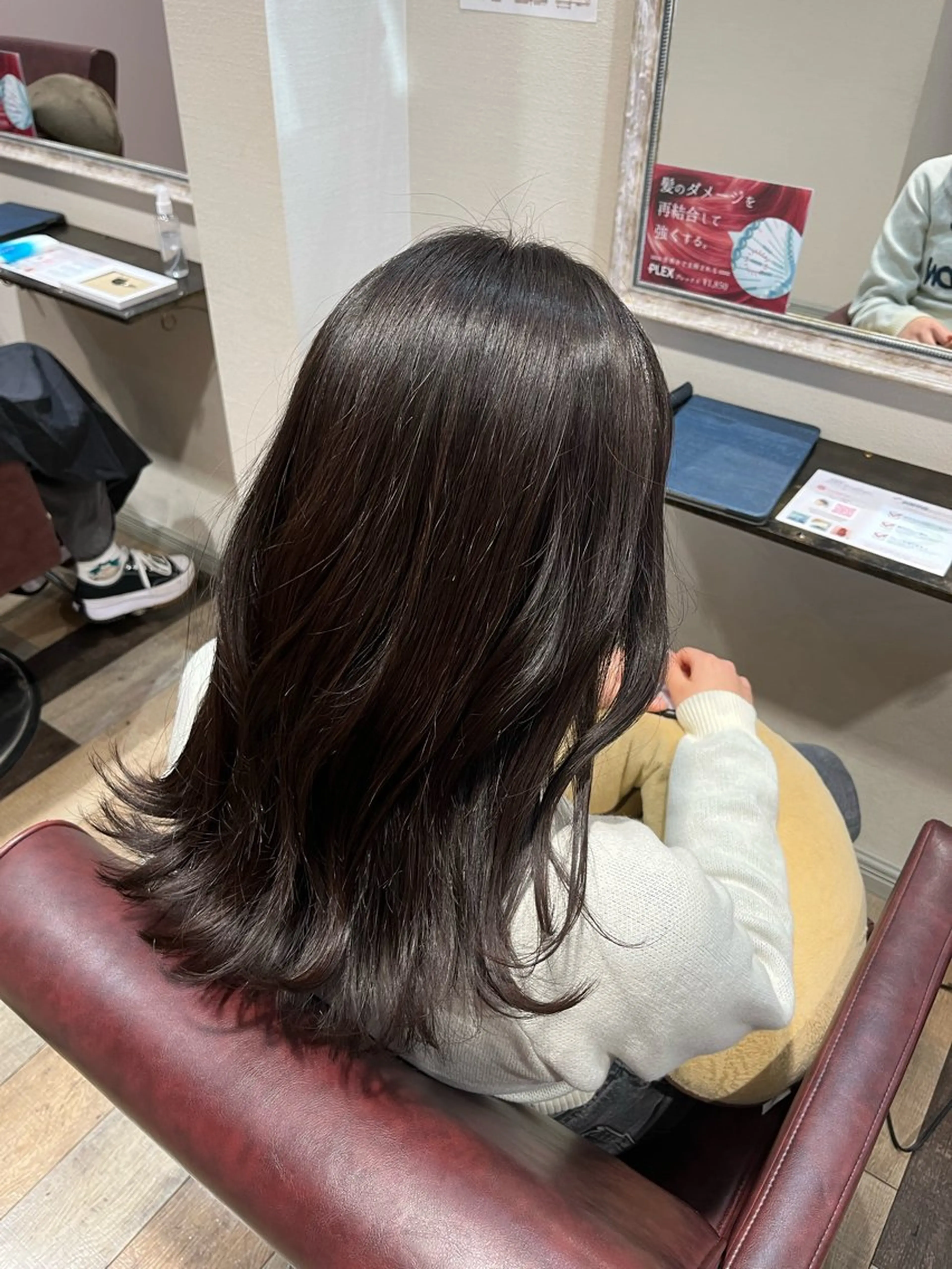 ロング 髪質改善 トリートメント 顔まわり/オフィス カラー/青栁優🔆のヘアスタイル